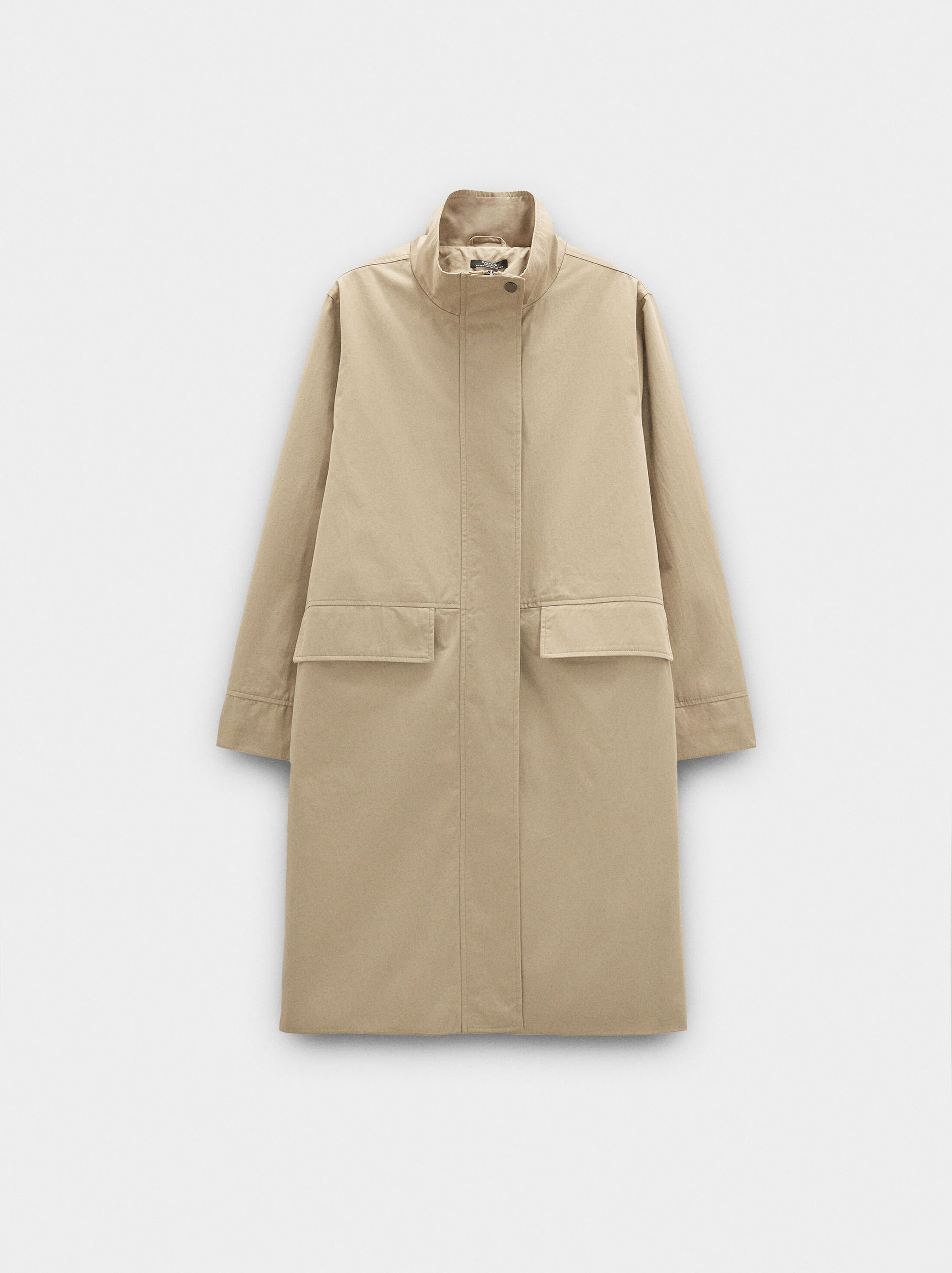 Cotton parka with removable hood image number 6.0