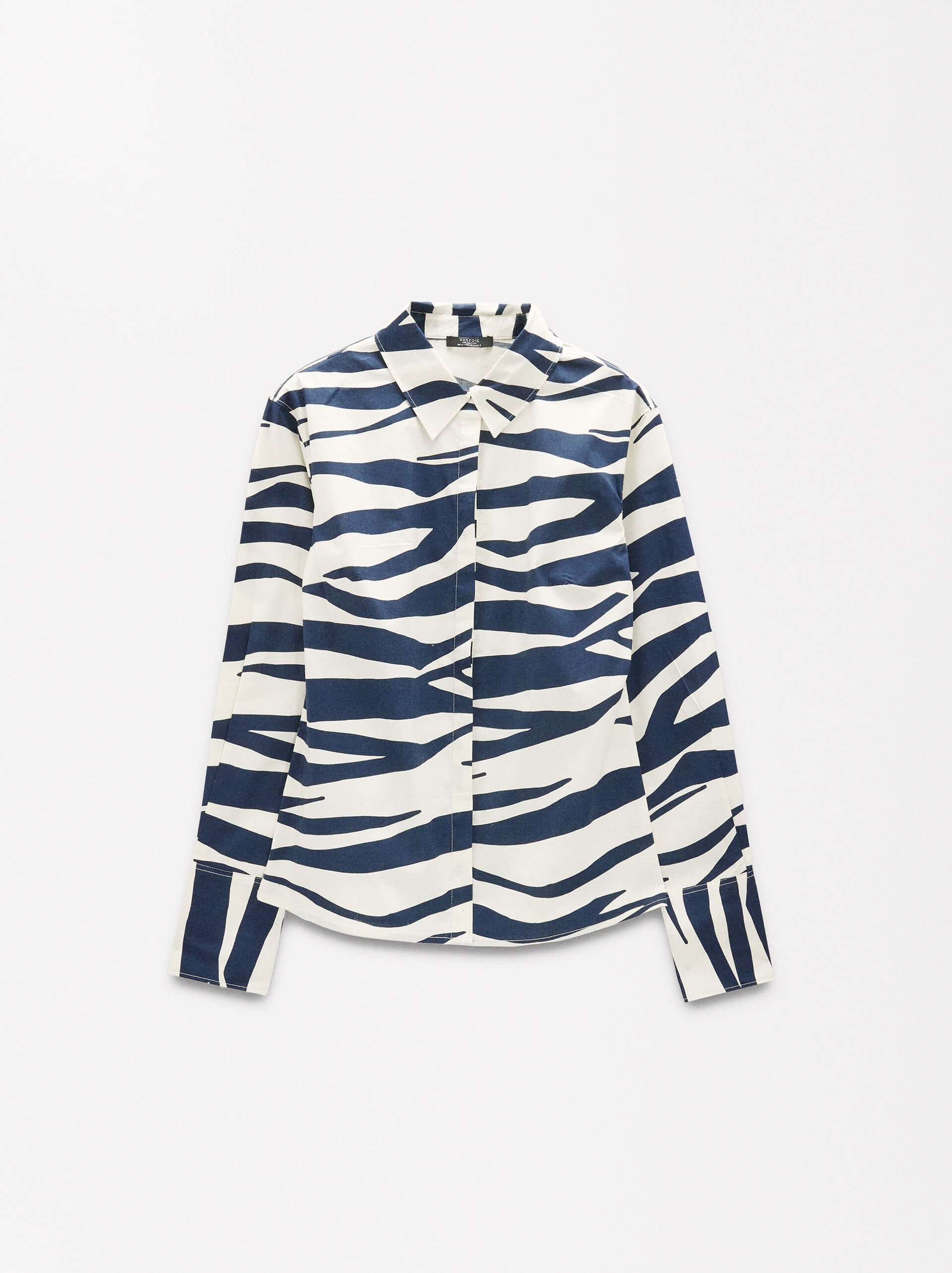 Printed cotton shirt image number 5.0