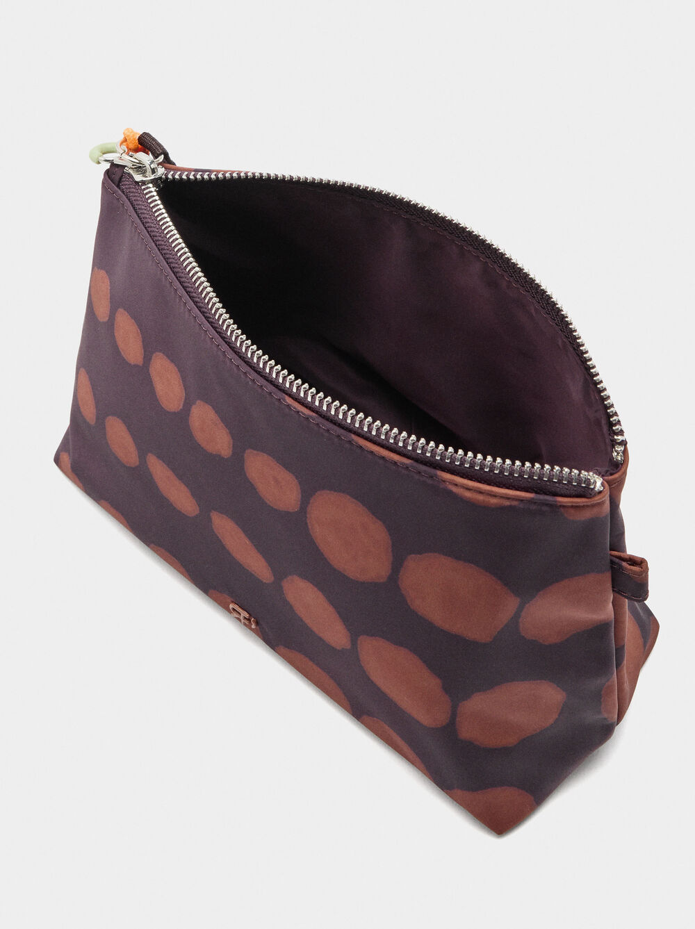 Neceser de nylon estampado