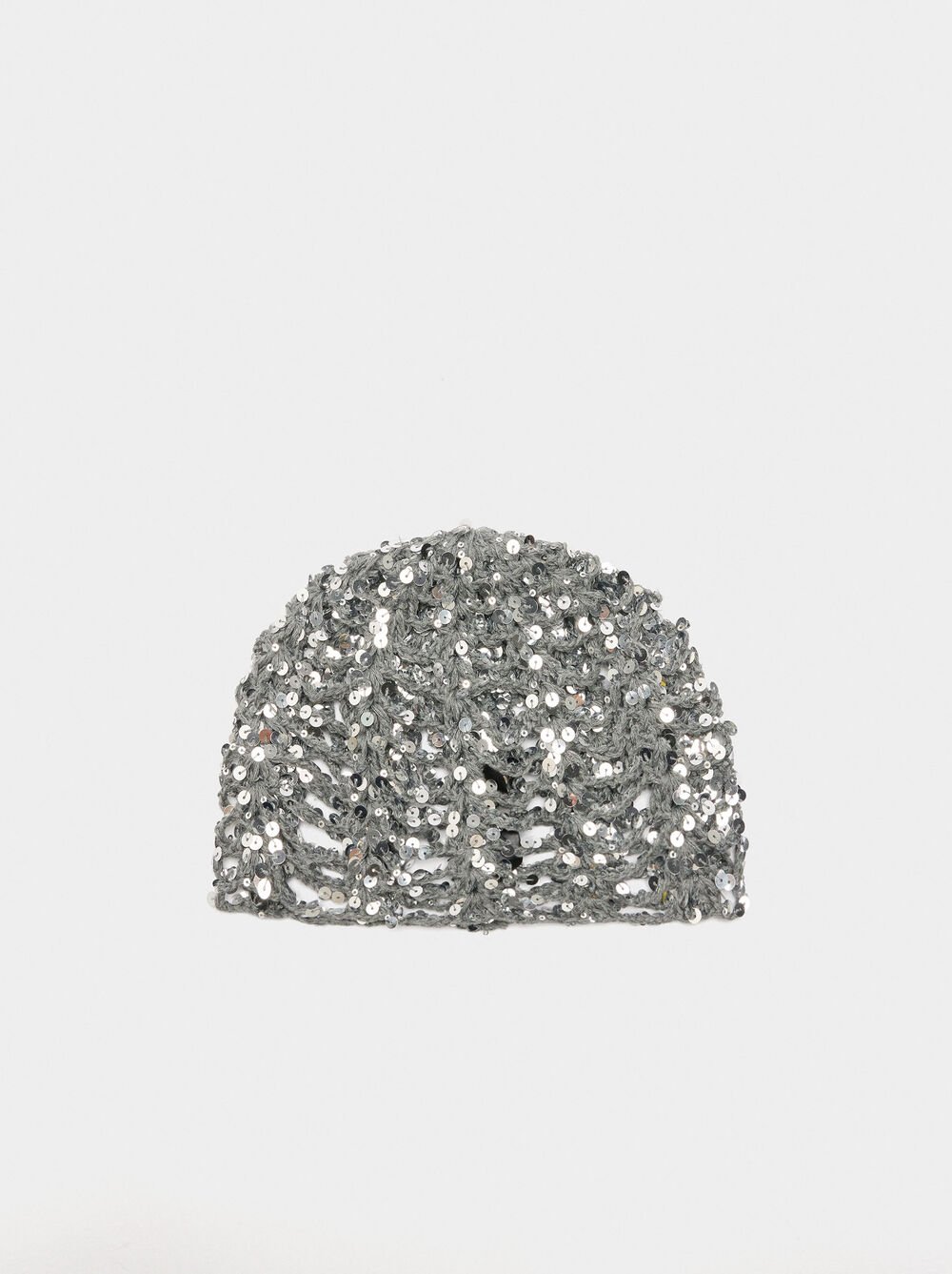 Gorro de algodón con lentejuelas