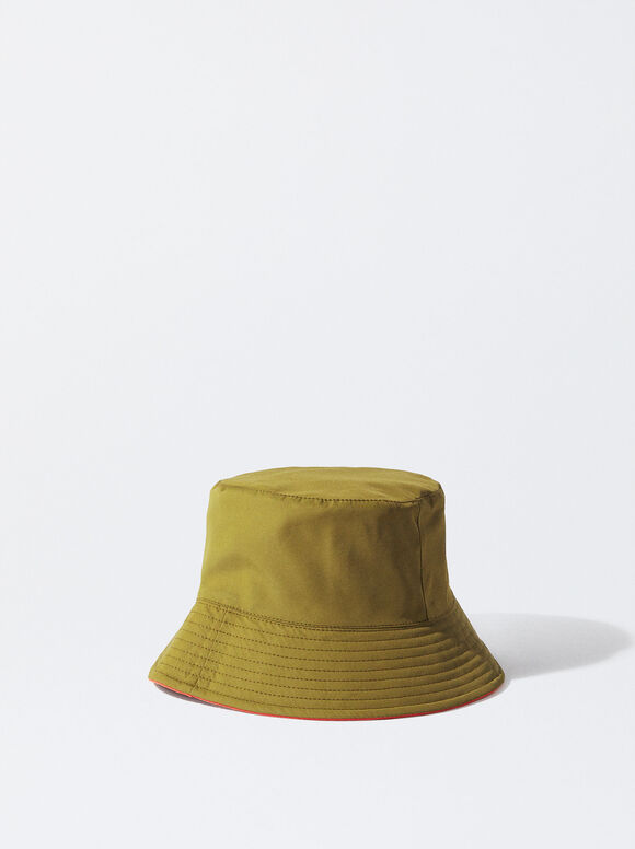 Wendbarer Bucket Hat, Khaki, hi-res