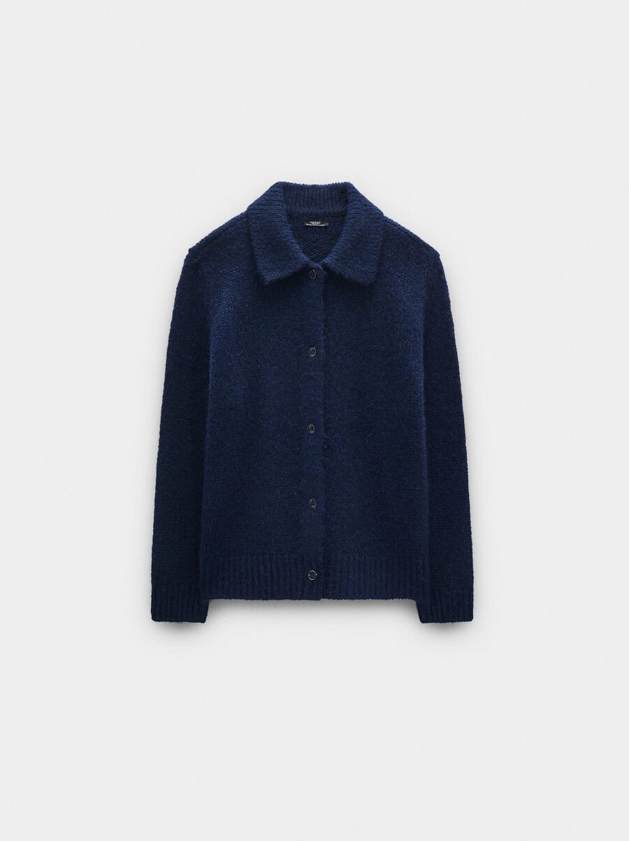 Cárdigan de punto liso