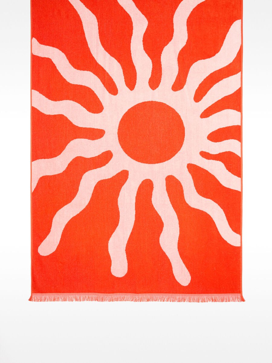 Printed beach towel 100% cotton