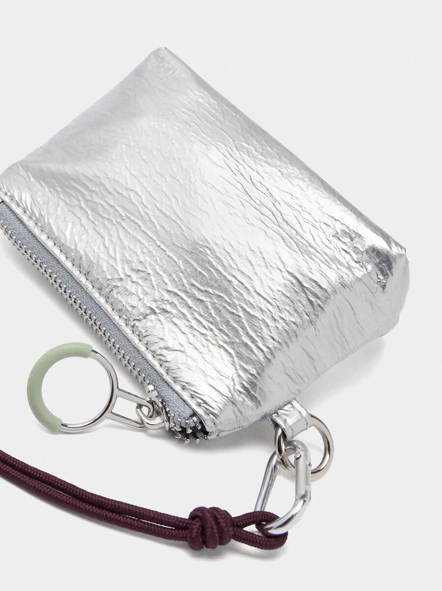 Metallic coin purse