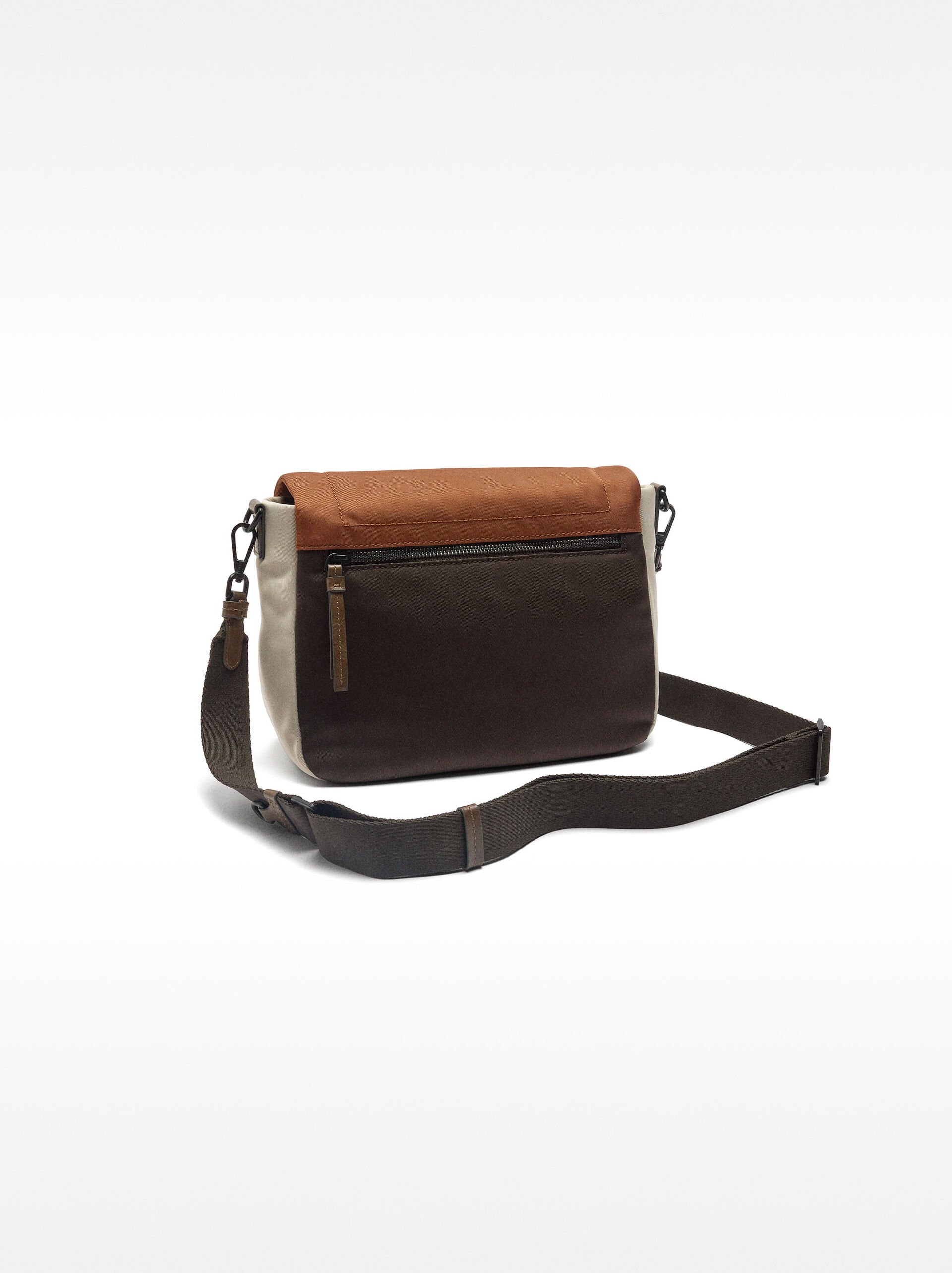 Colour block crossbody bag image number 4.0