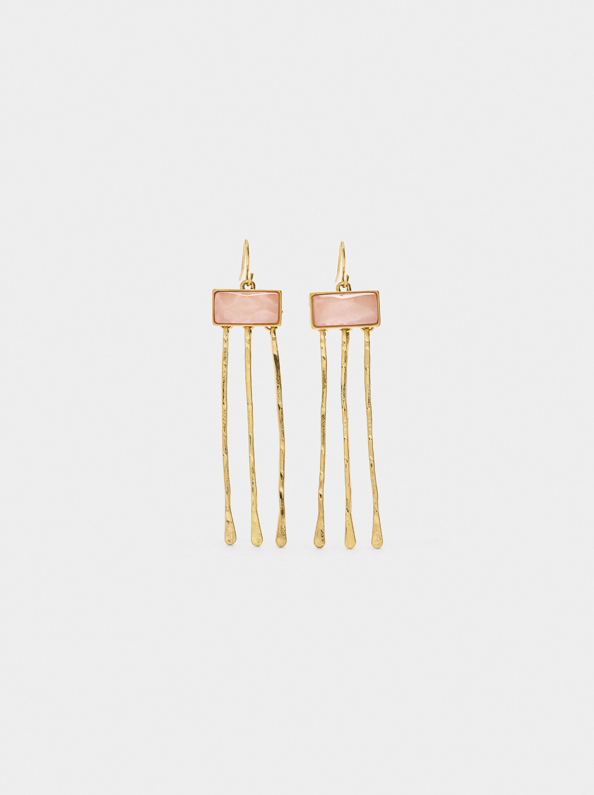 Earrings bars with stone image number 0.0