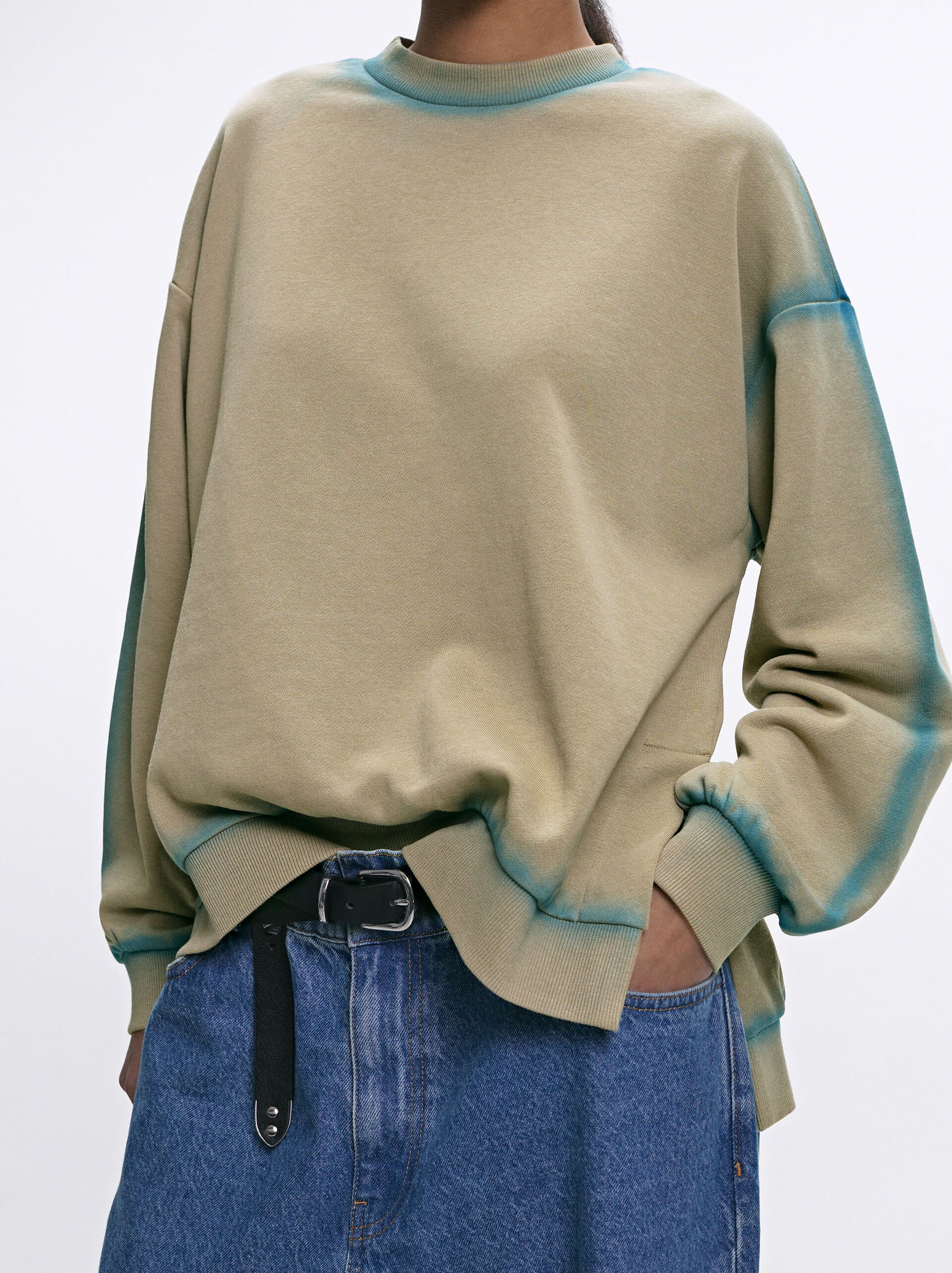 Sweatshirt Aus Baumwolle image number 4.0