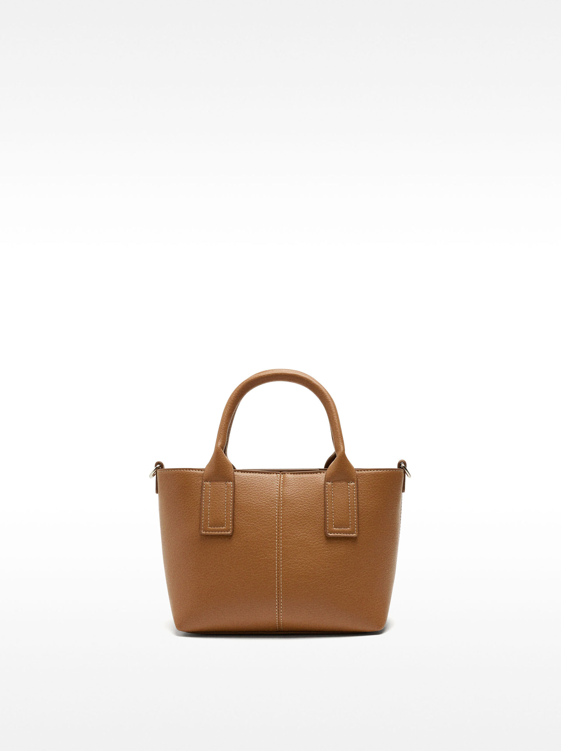 Tote bag with texture and removable bag image number 0.0