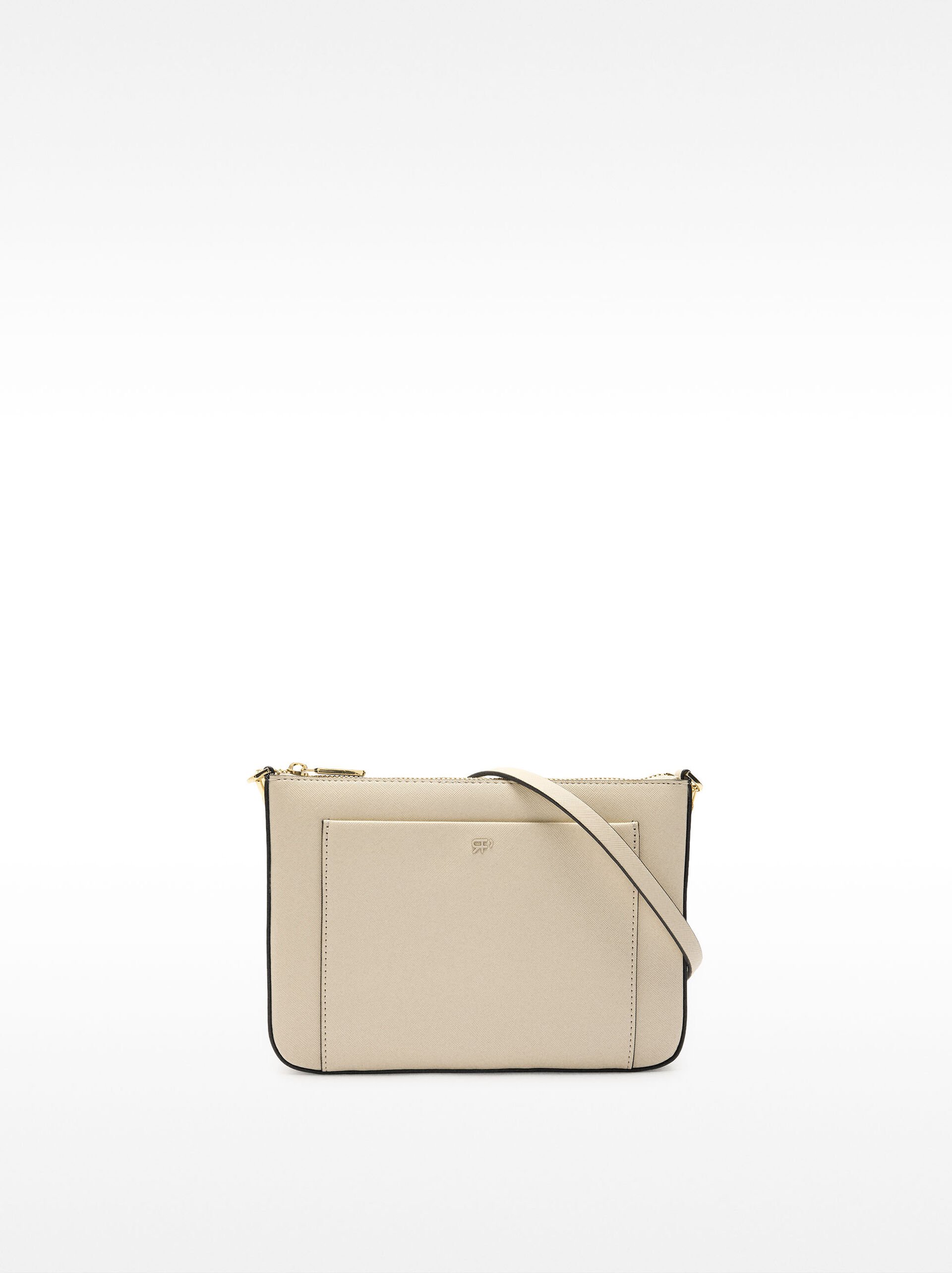 Crossbody bag with outer pocket image number 0.0