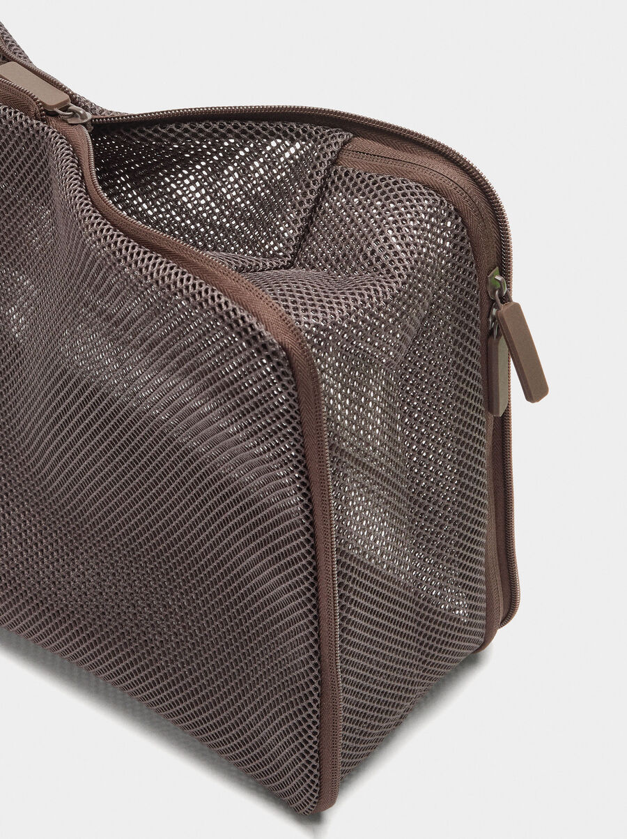 Mesh toiletry bag