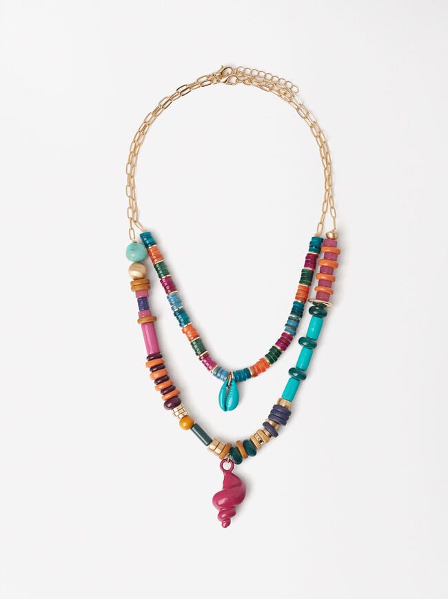 Multicolor Double Necklace image number 0.0