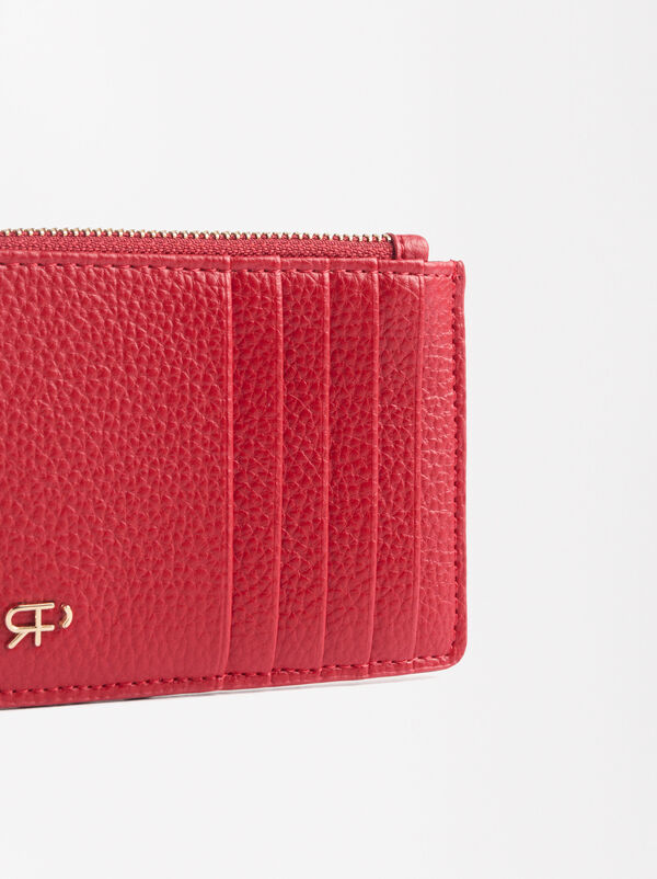 Basic card holder with zipper