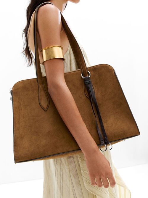 Laptop-Tasche in Lederoptik