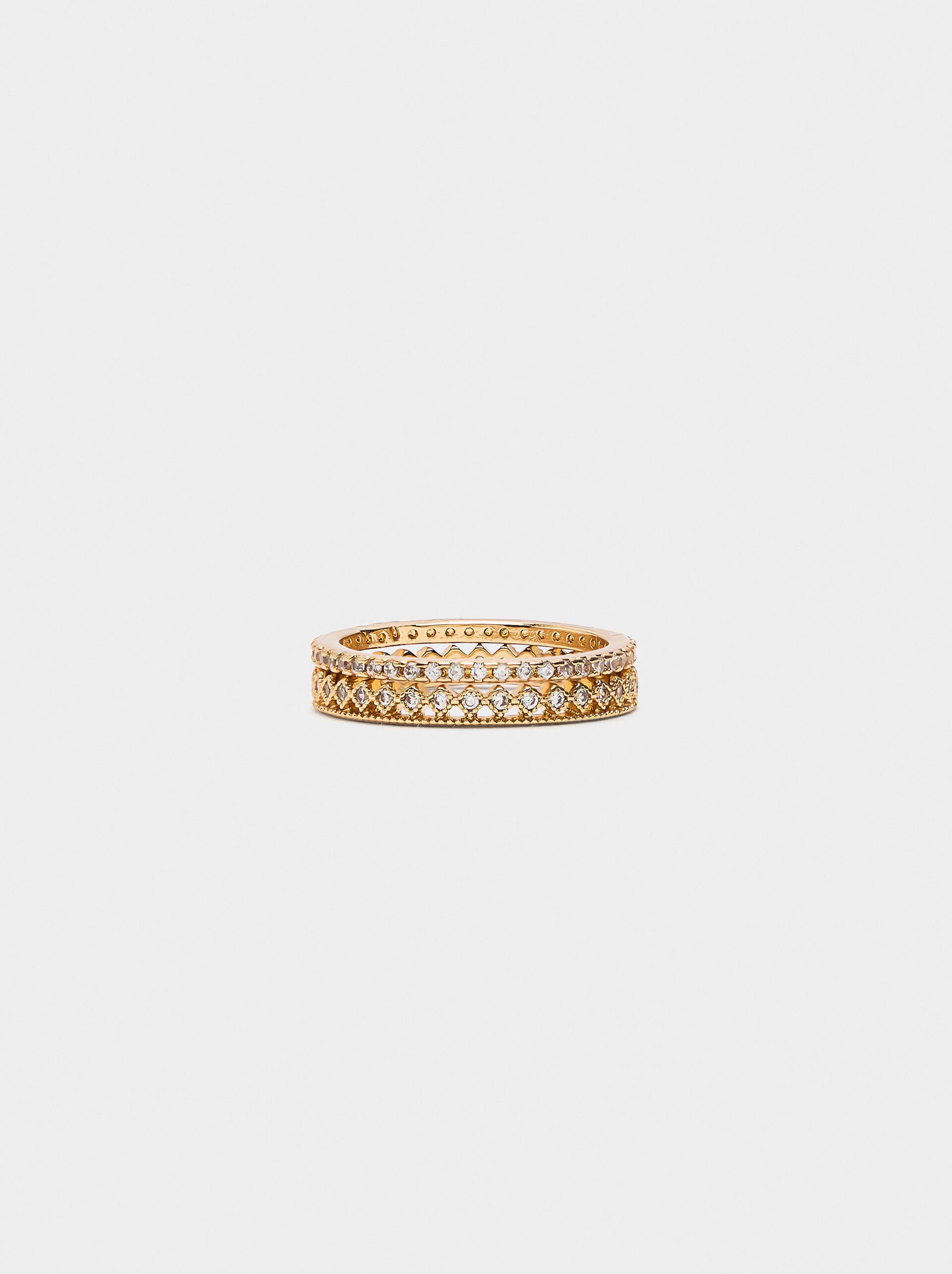 Set of rings with zirconia image number 0.0