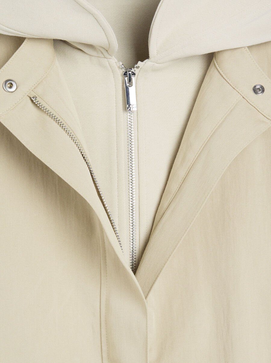 Long coat with cotton