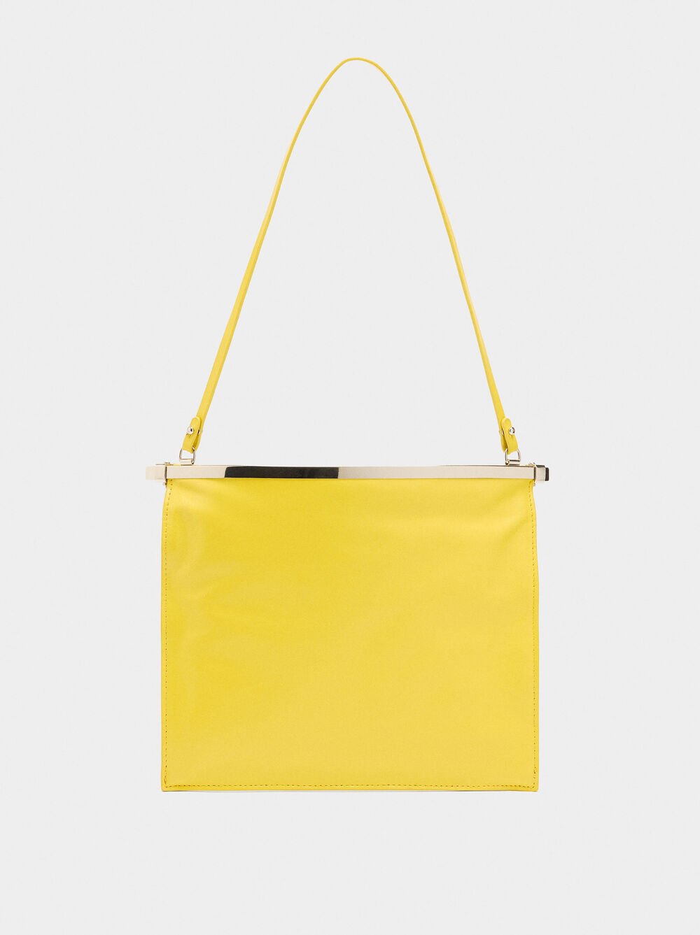 Leather shoulder bag