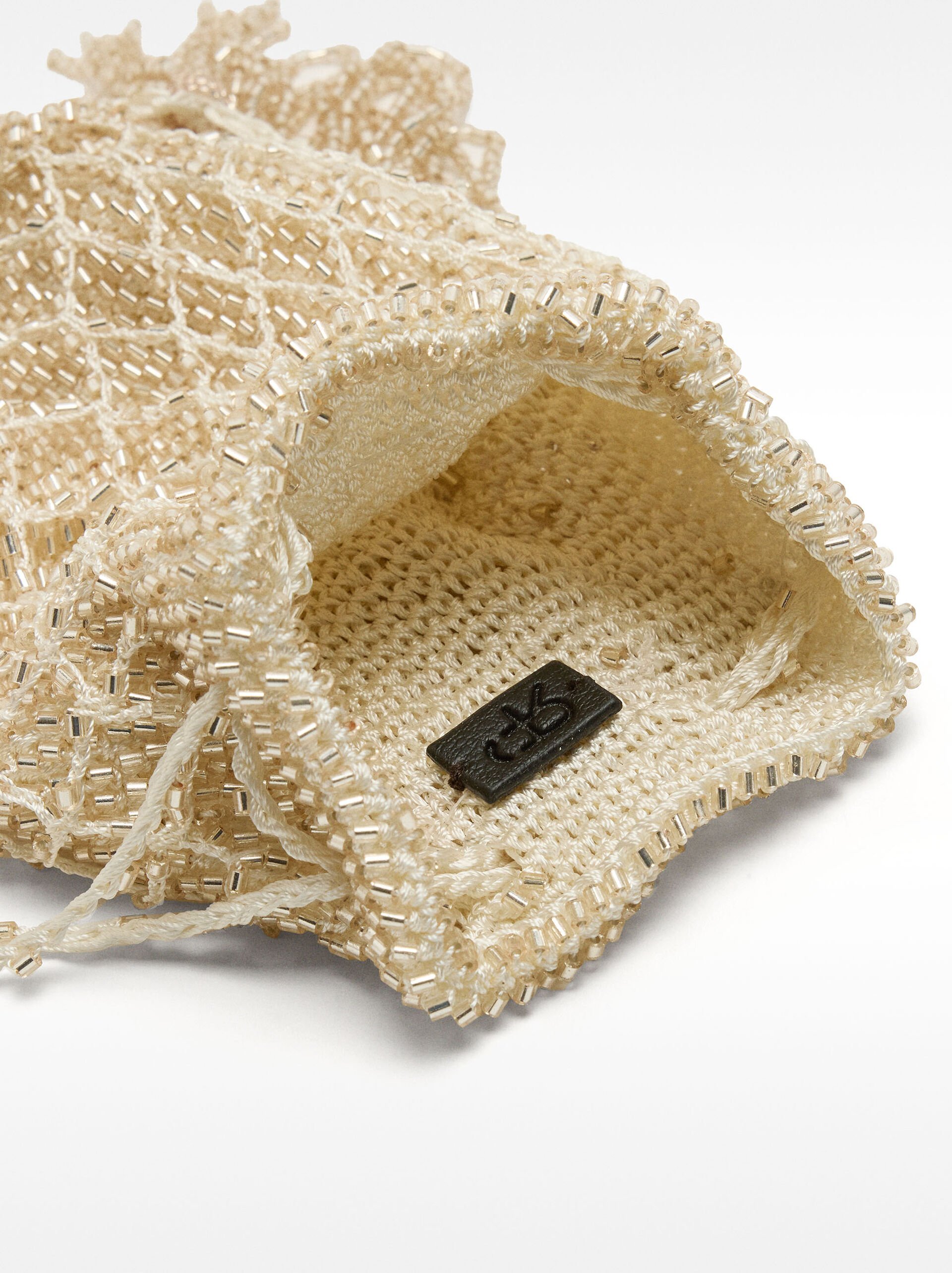 Beaded party bag with tassel image number 4.0