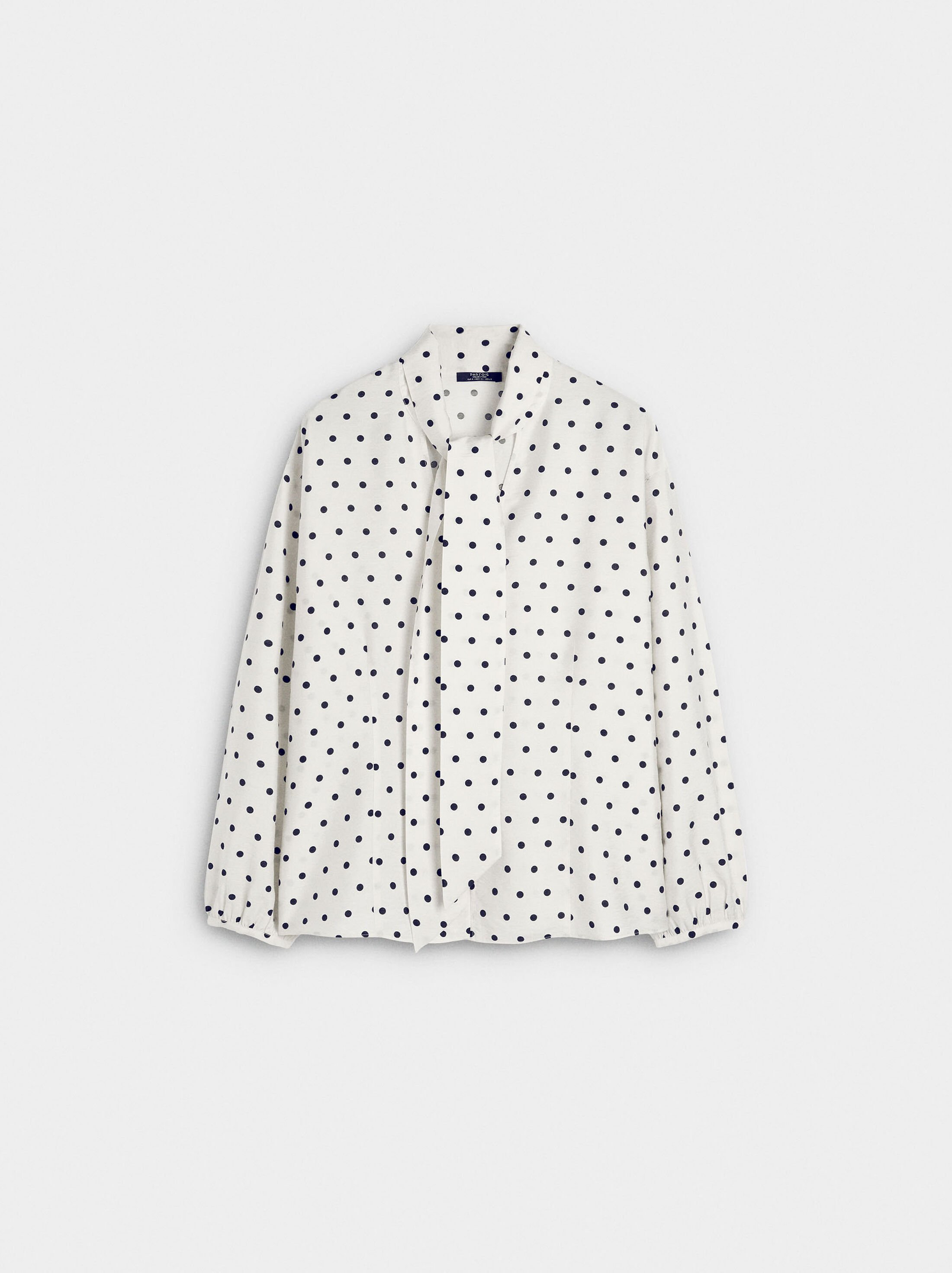 Shirt with printed polka dots image number 4.0