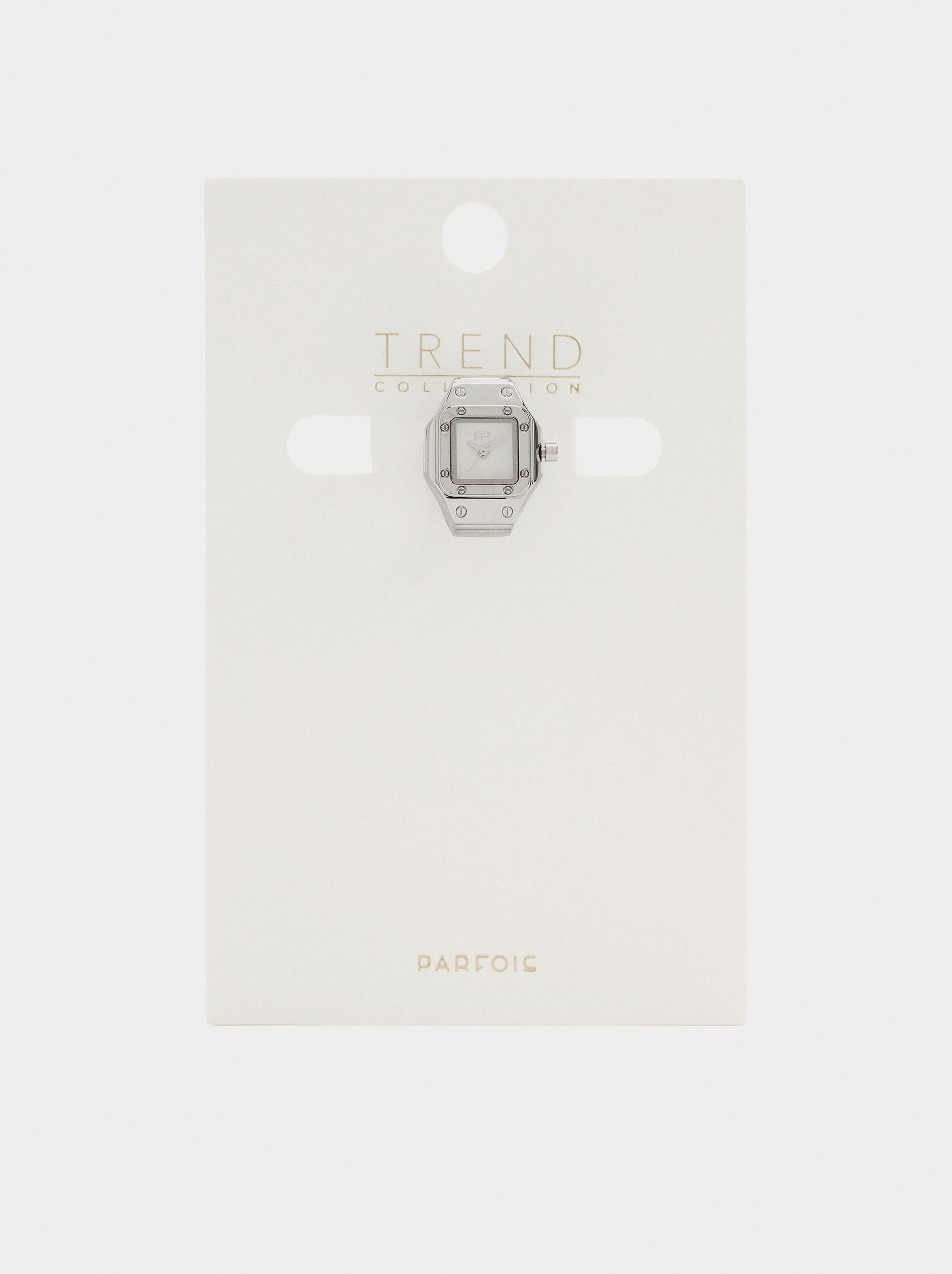 Ring watch with silver steel image number 3.0