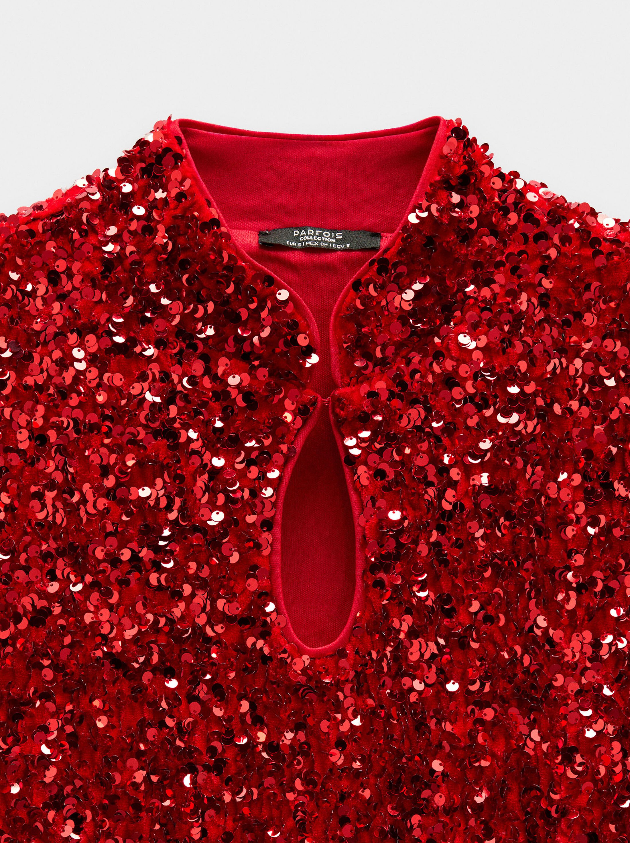 Vestit curt de lluentons image number 5.0