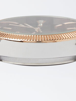Personalized Two-Tone Steel Watch image number 5.0