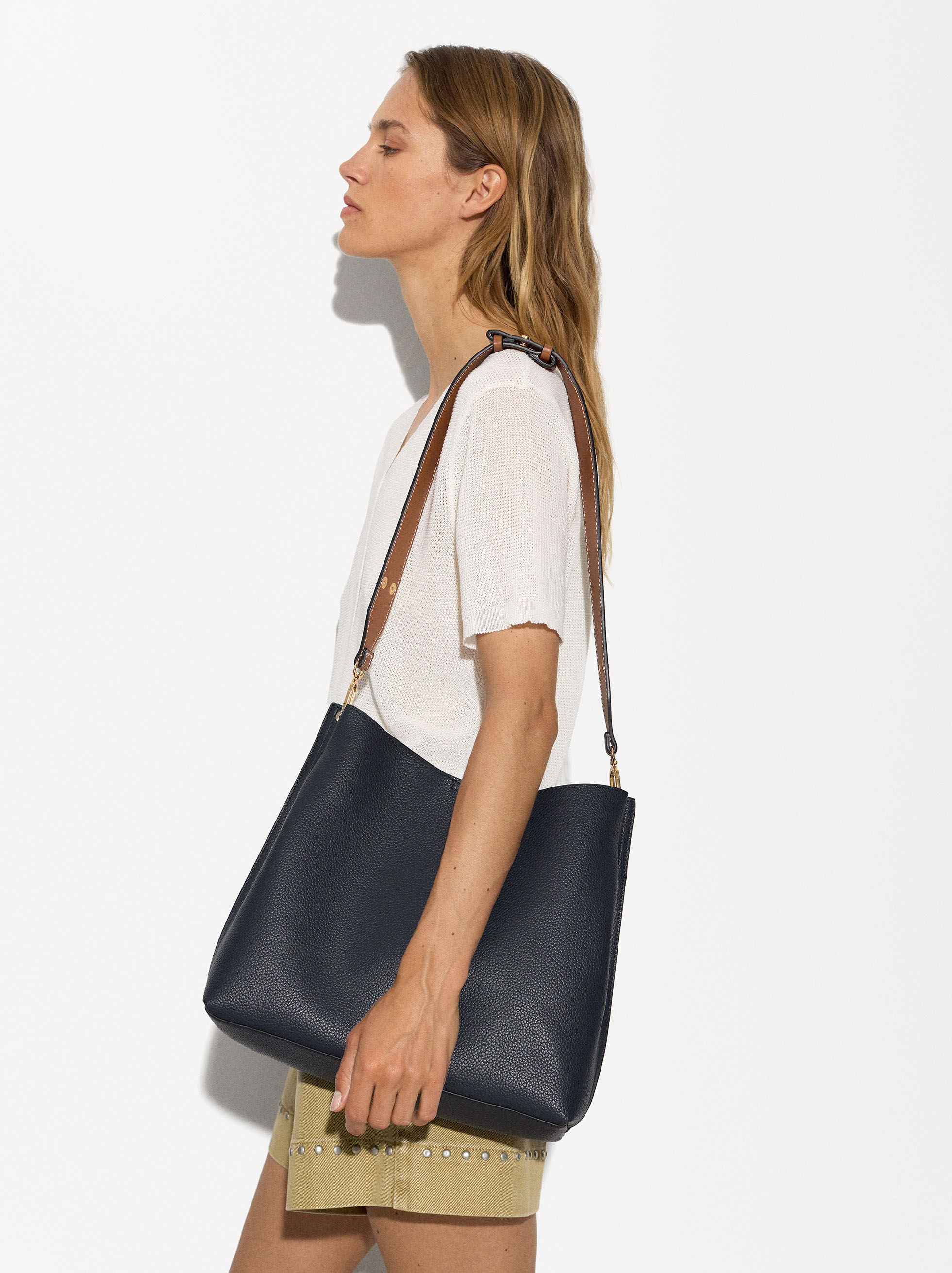Bolso Azul Marino Parfois Espana