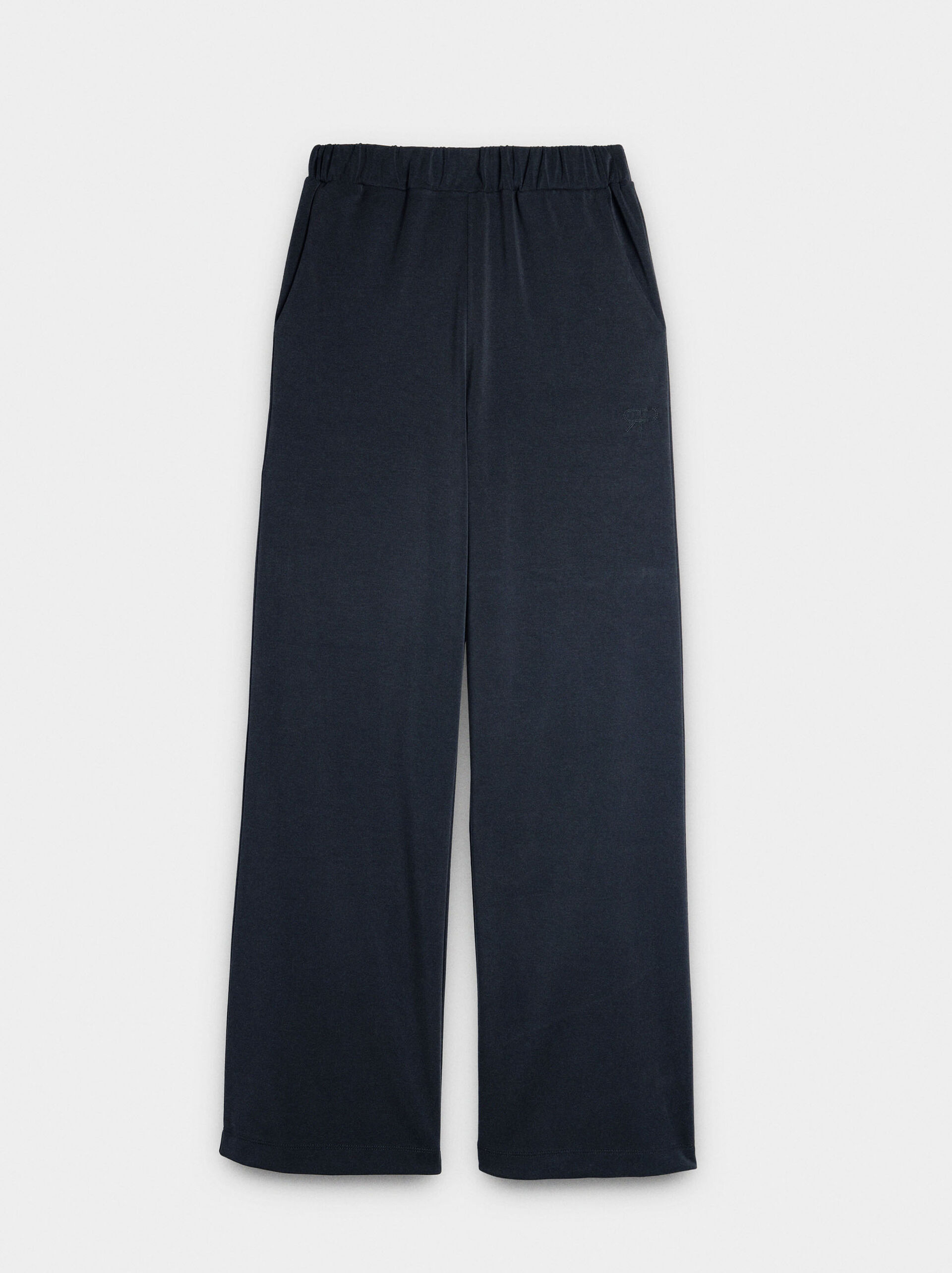 Loose-fitting trousers with elastic waistband image number 5.0