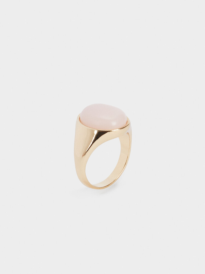 Signet Ring With Stone, , hi-res