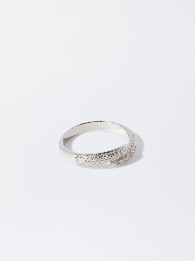 925 Silver Ring With Zirconia image number 3.0
