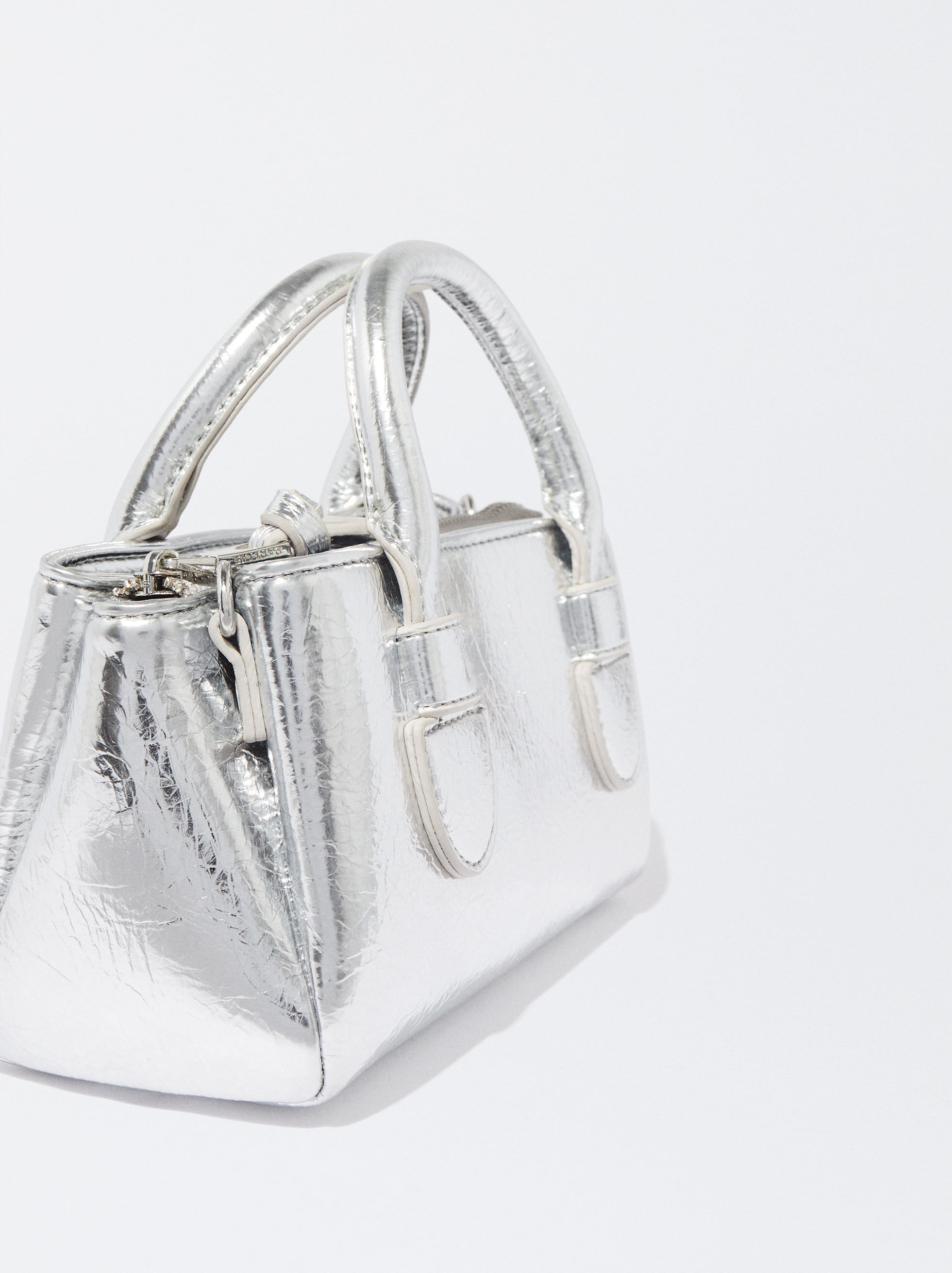 Parfois bolso plateado clearance