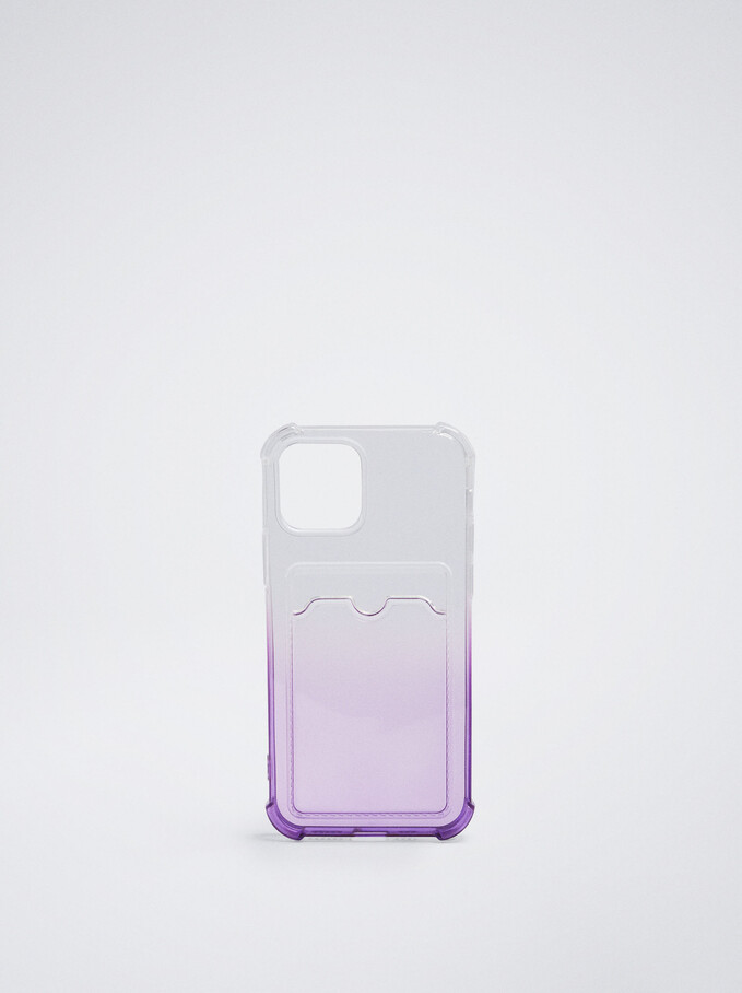 Iphone 12 Phone Case, Purple, hi-res