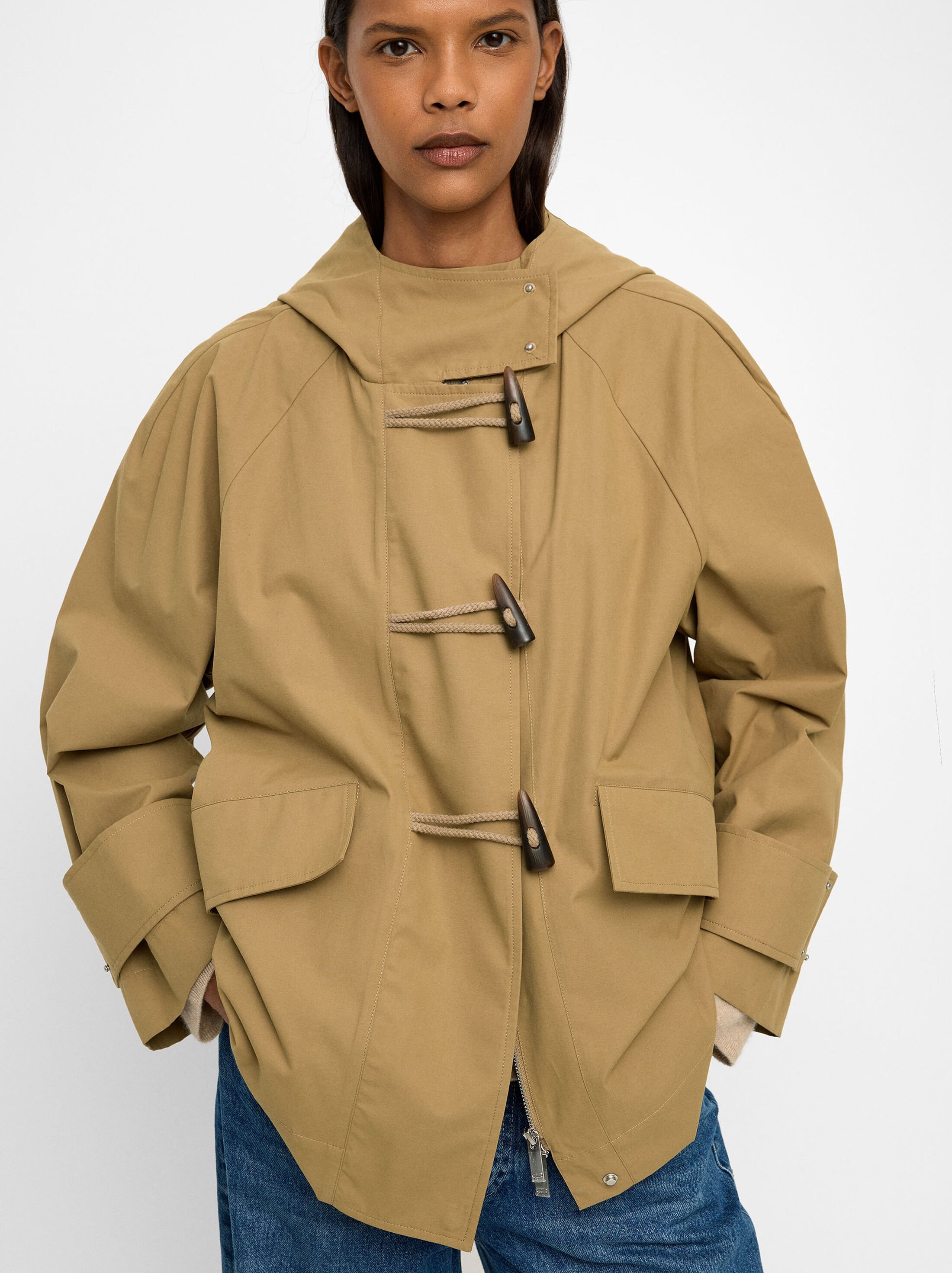Cotton jacket with vest image number 1.0