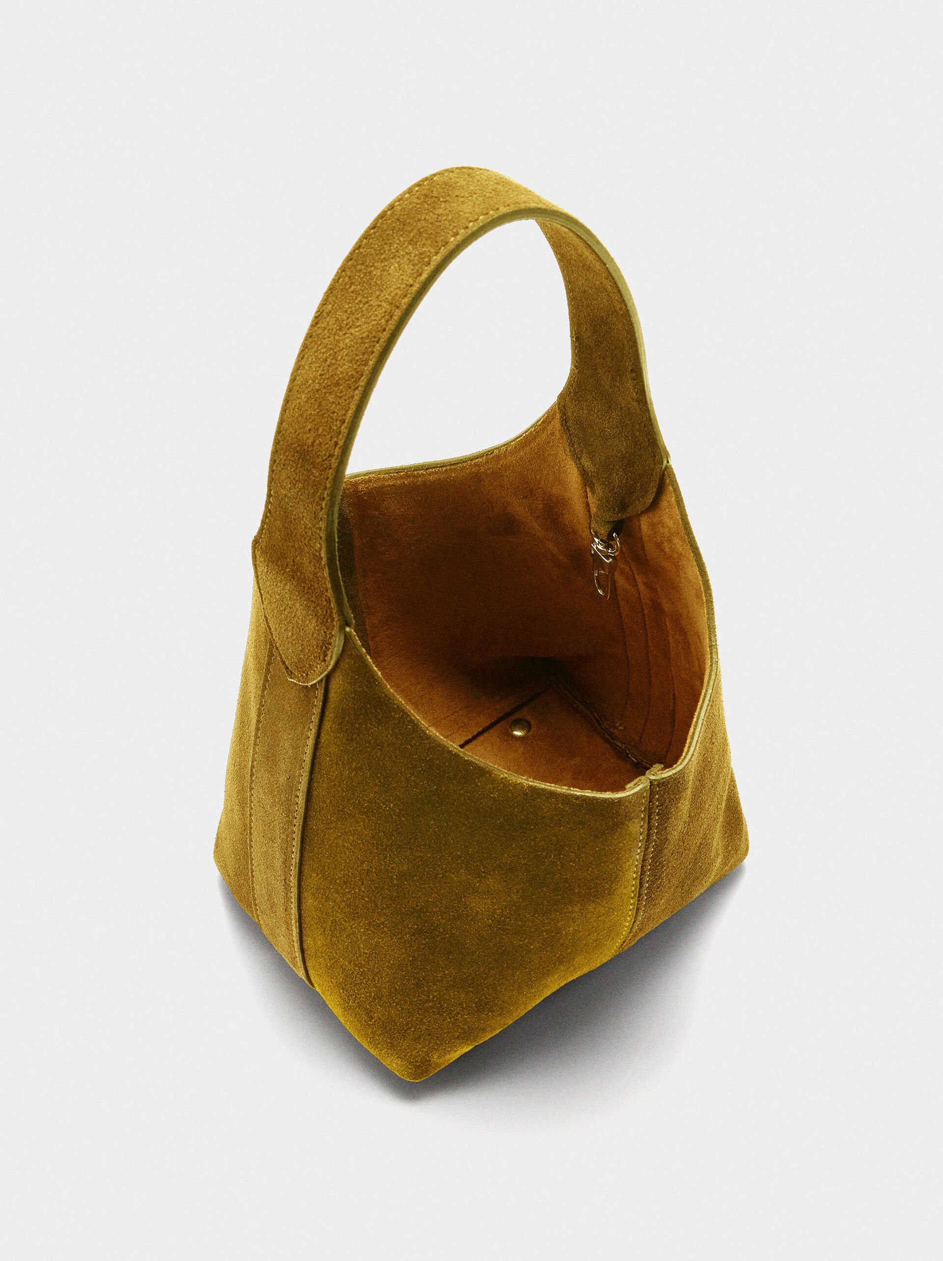 Suede bucket bag image number 3.0