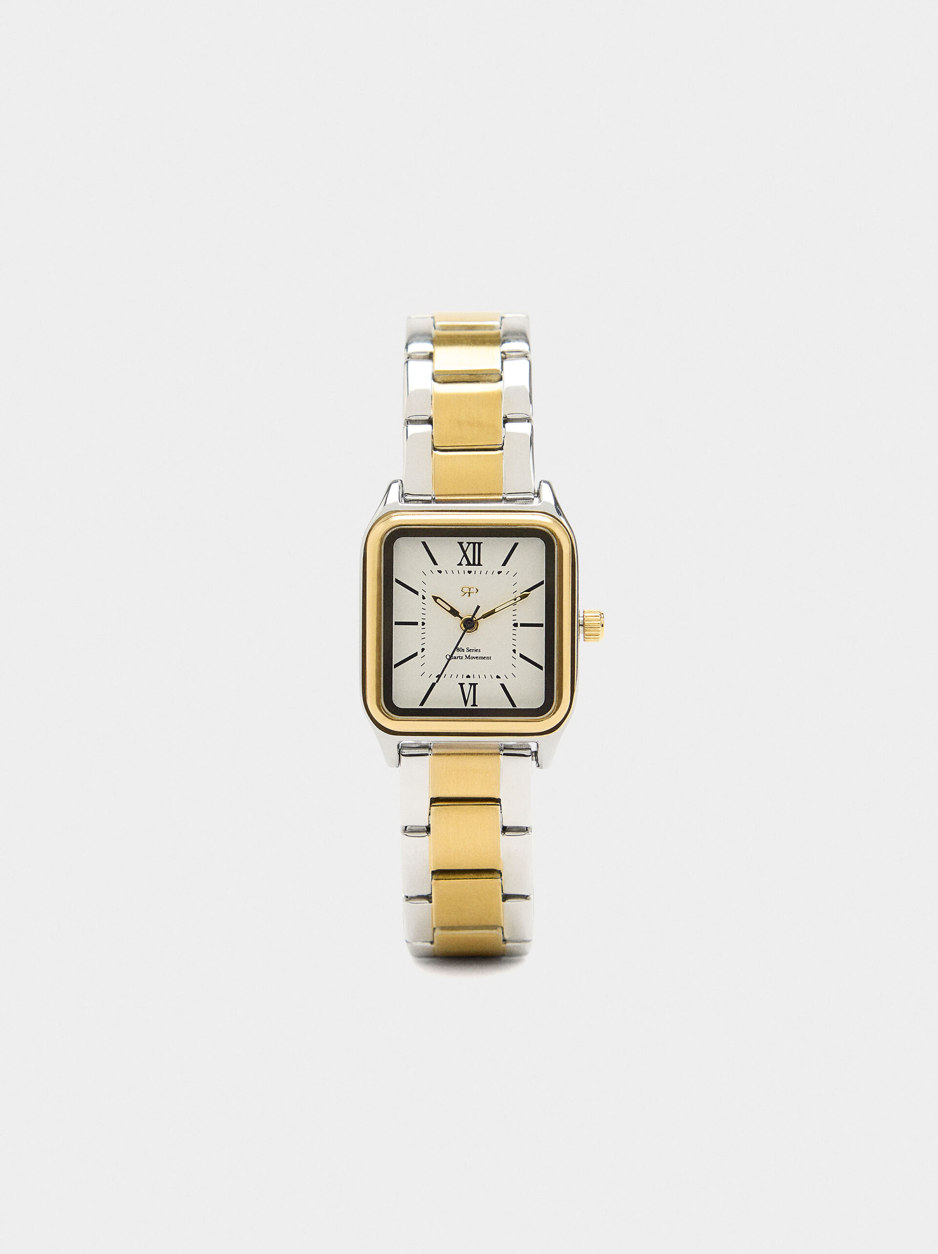 Bicolor watch with stainless steel bracelet image number 0.0