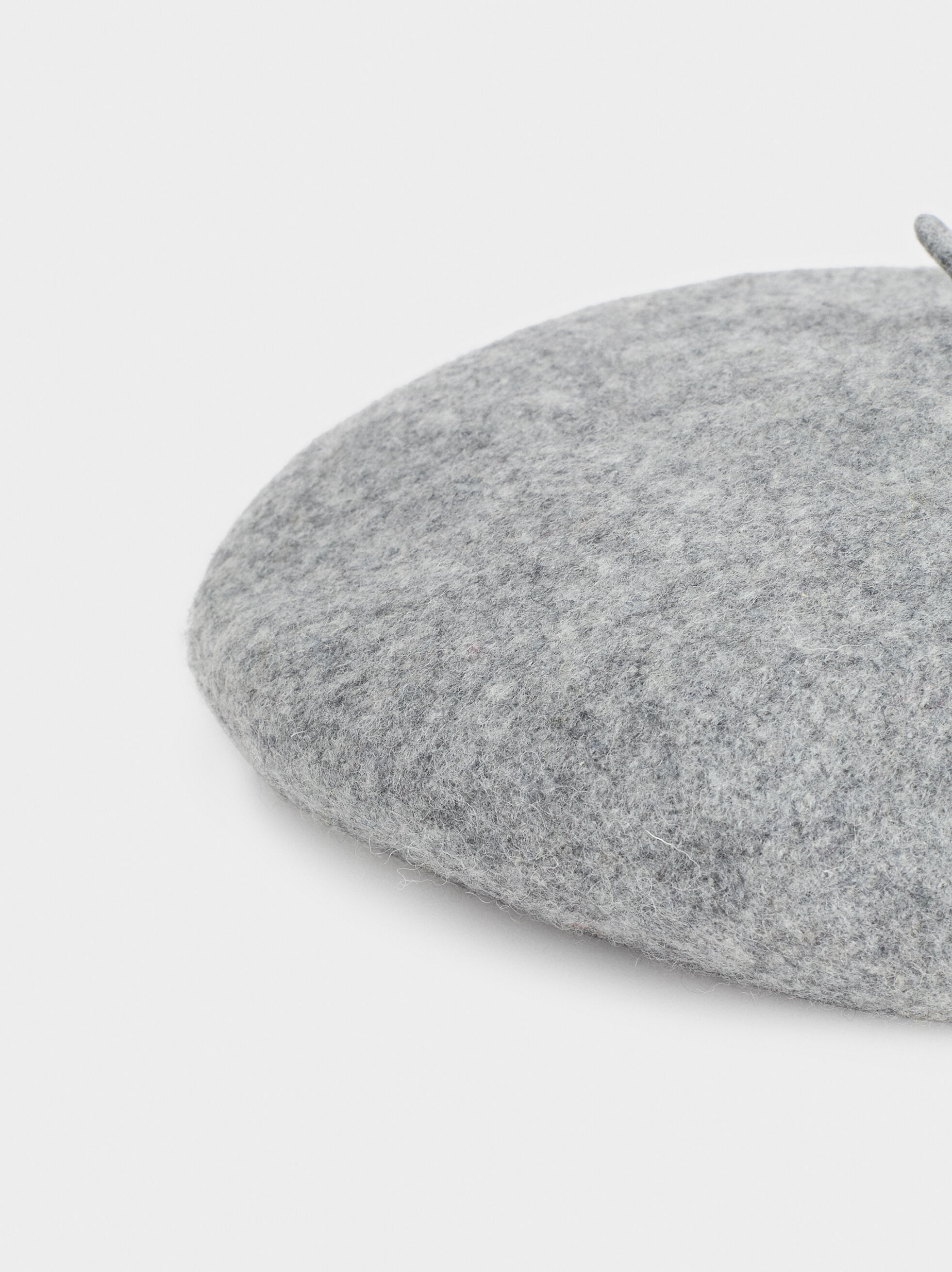 épine béret (gray) Wool beret Grey | Parfois Sweden