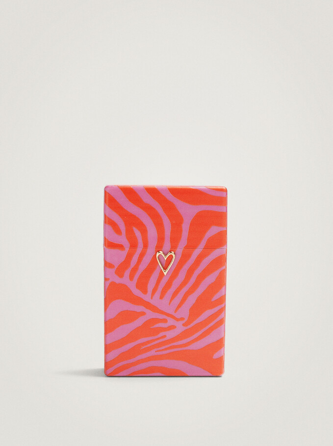Animal Print Cigarette Box, Multicolor, hi-res