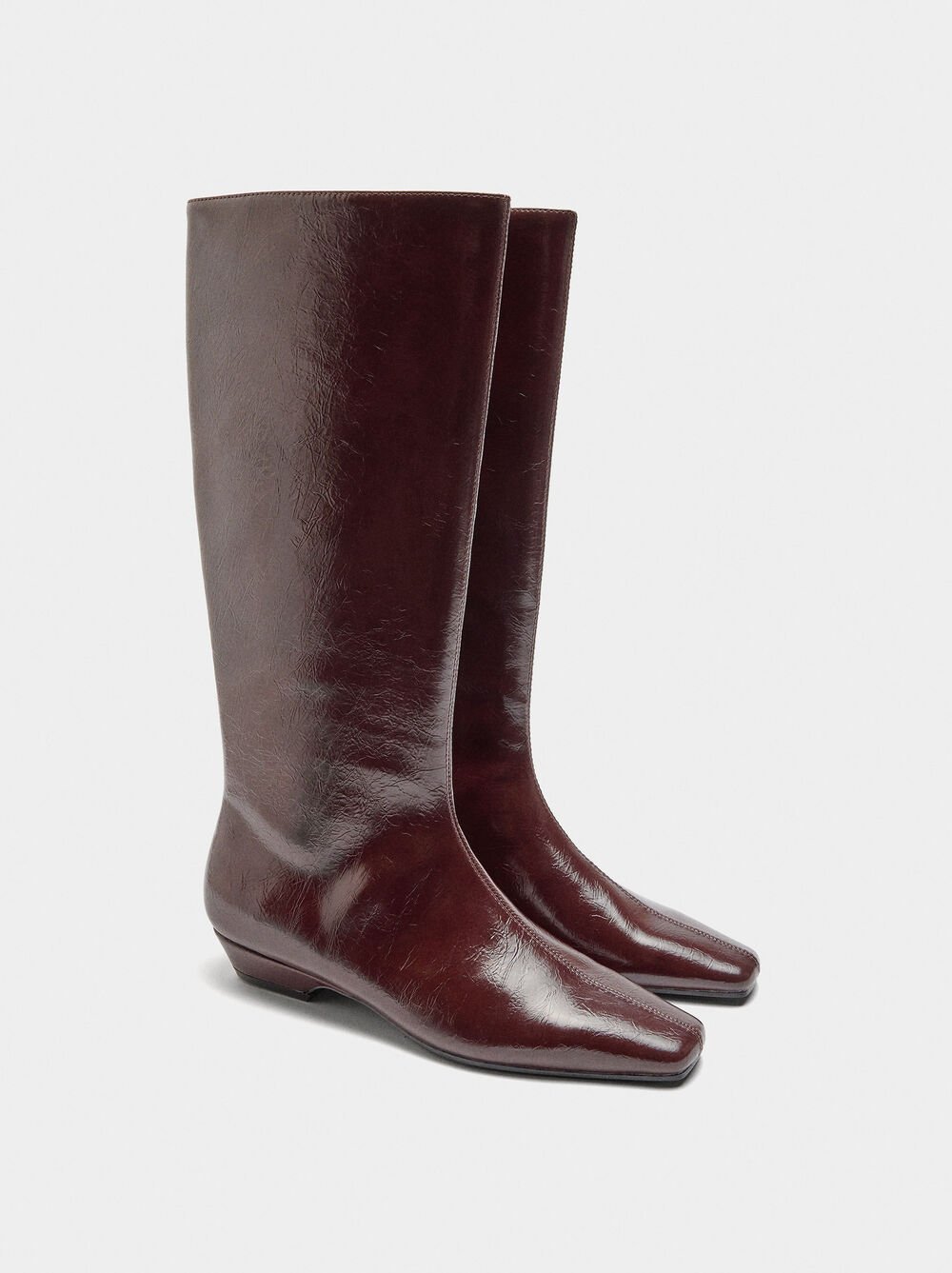 Patent high shaft boots