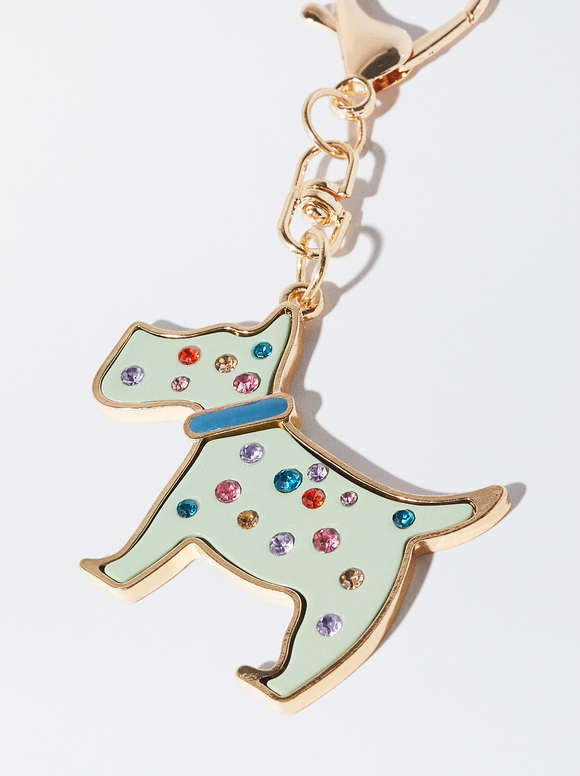 Dog Key Chain, Multicolor, hi-res