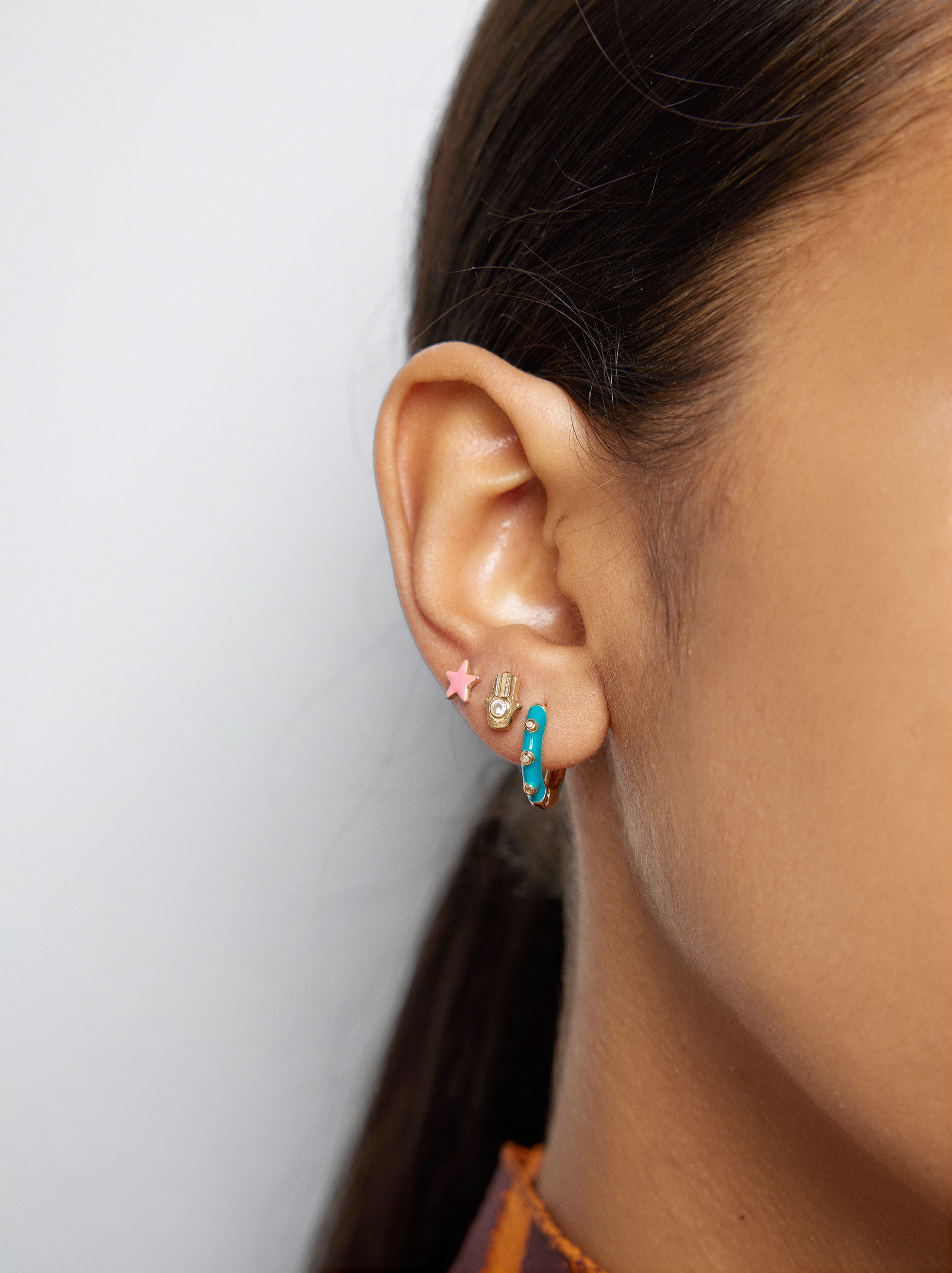 Zirconia earrings hot sale