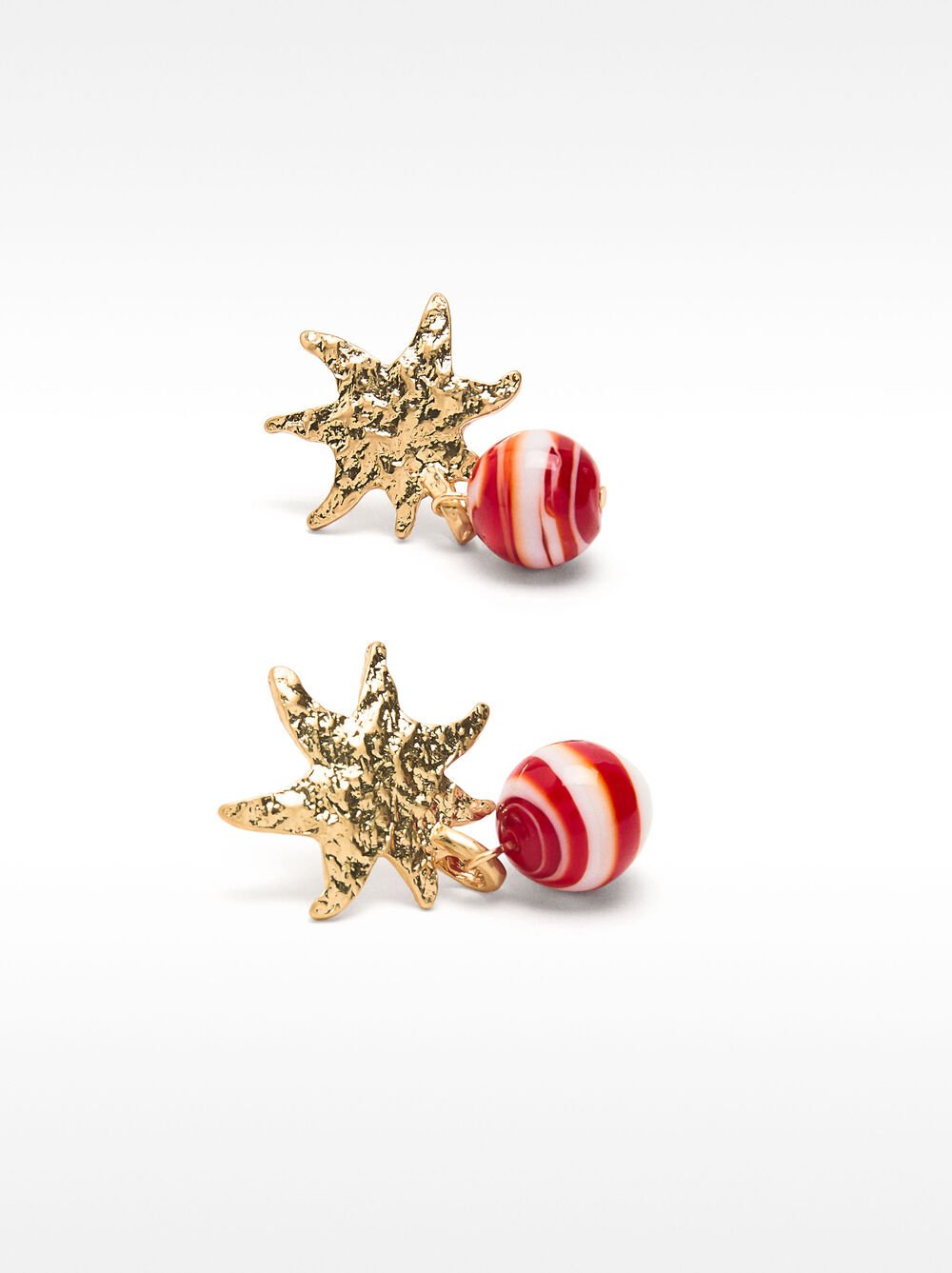 Multicolor bead earrings