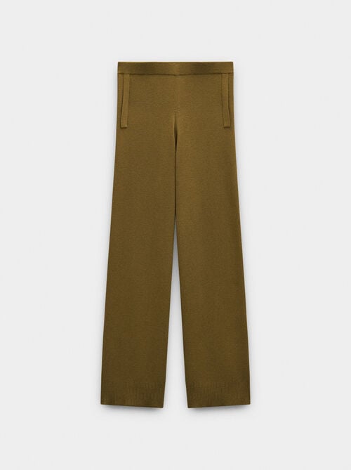 Pantalón de punto cintura elástica