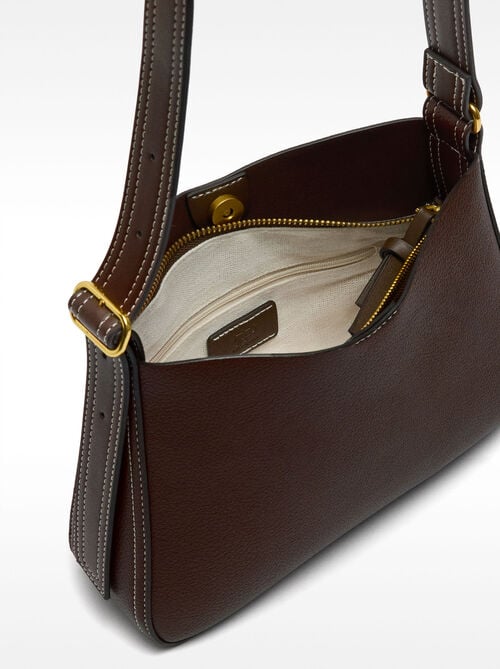 Bolso bandolera con textura