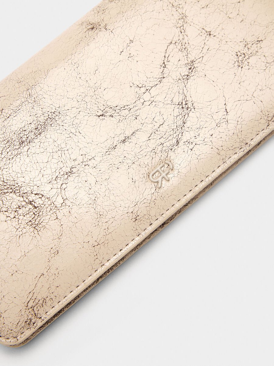 Cartera efecto envejecido