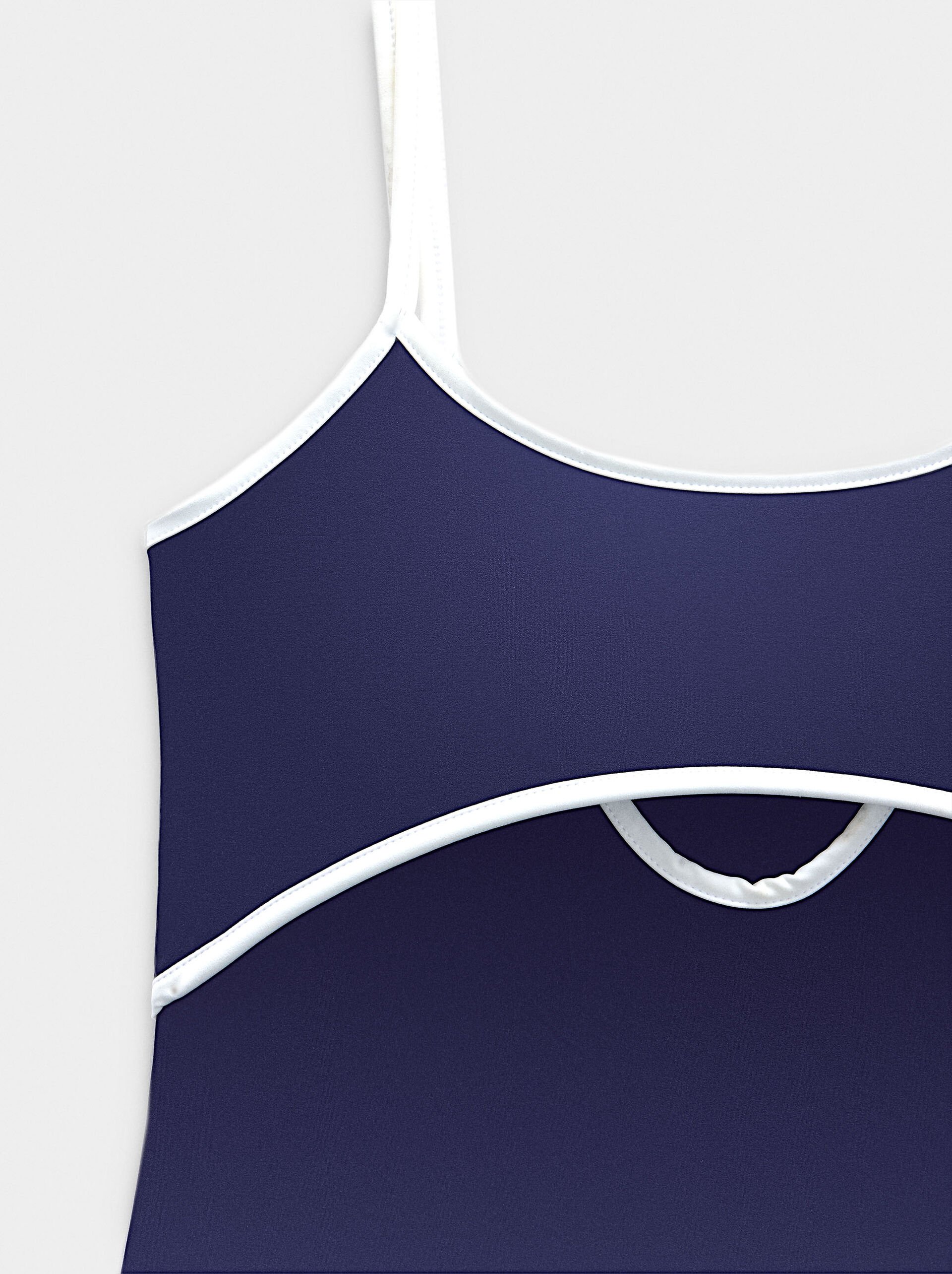Padel dress with contrast piping image number 6.0