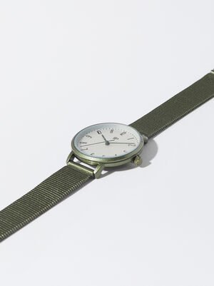 Relógio Com Bracelete De Aço image number 1.0