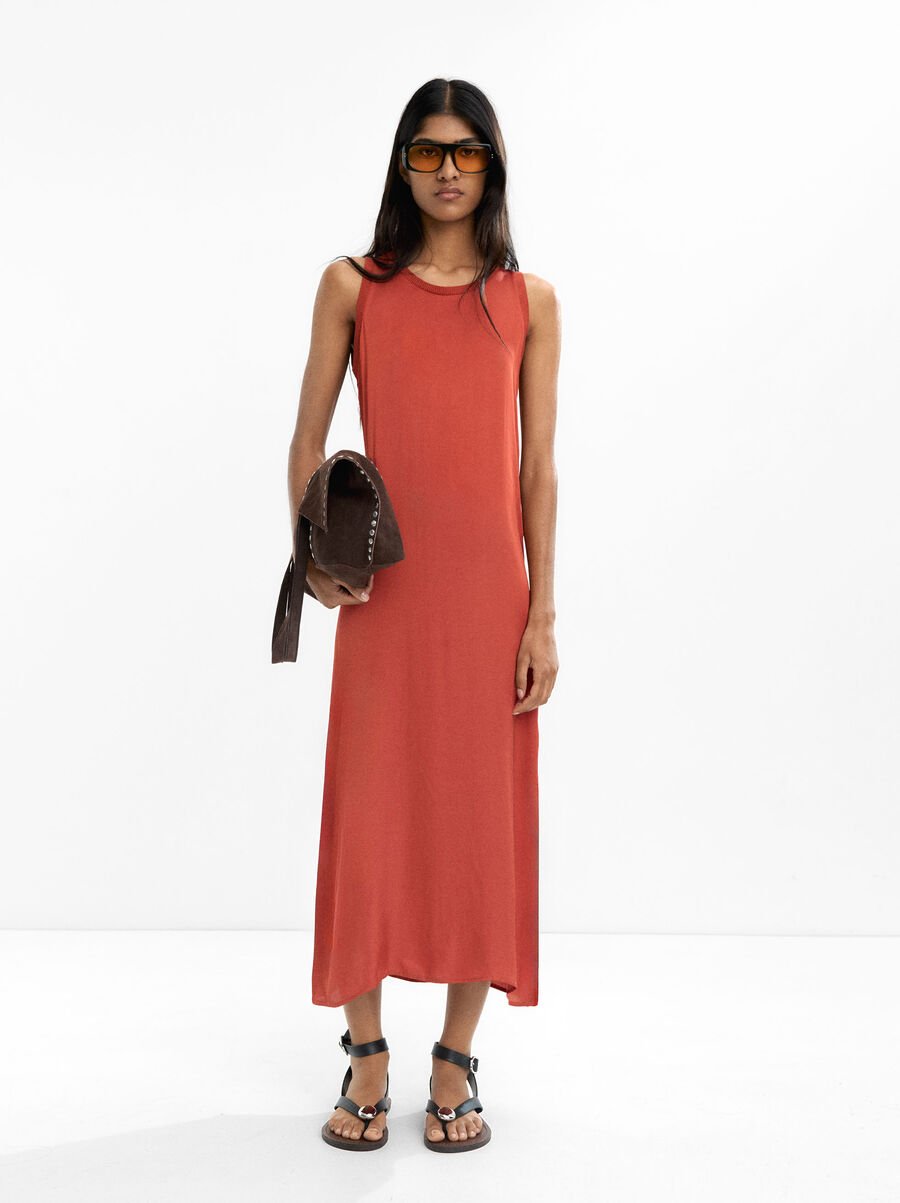 Plain flowy dress