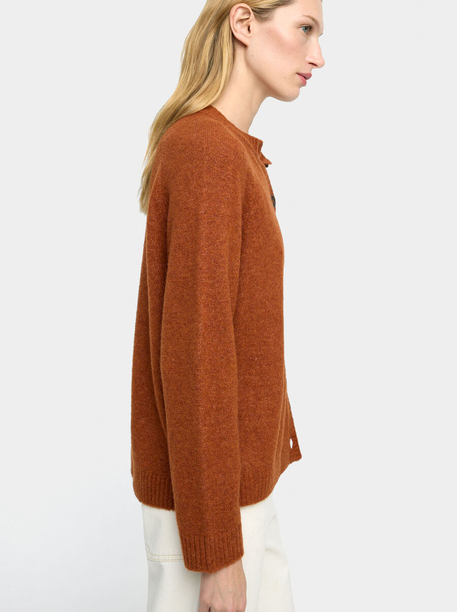 Cárdigan de punto liso