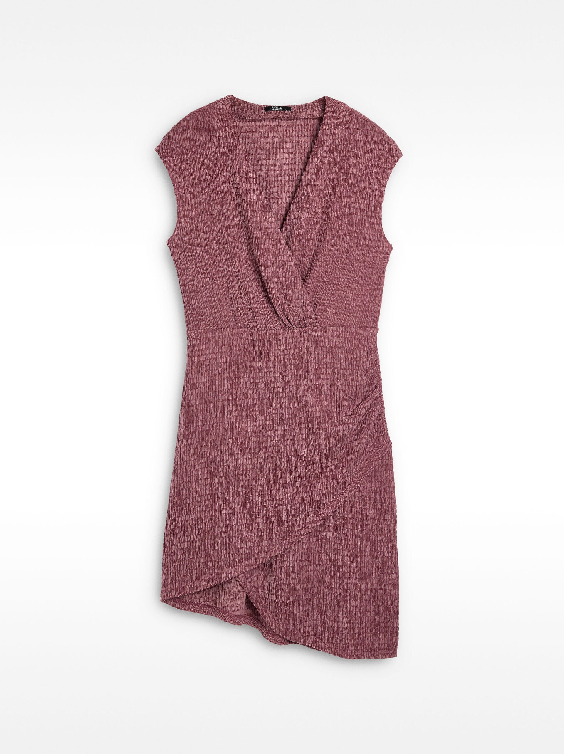 Vestito corto in drappeggiato image number 4.0