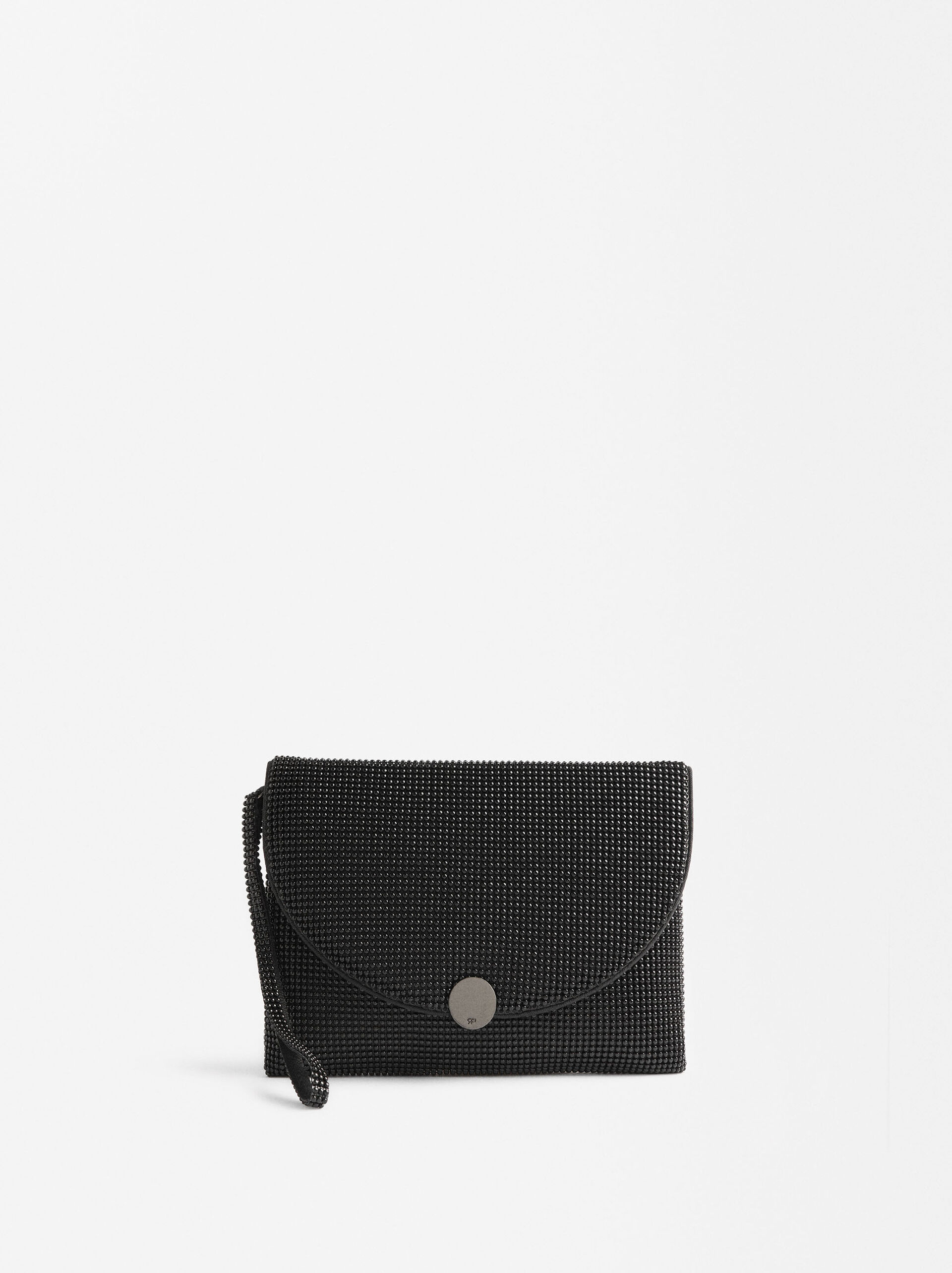 Festliche Schultertasche mit Meshstoff image number 0.0