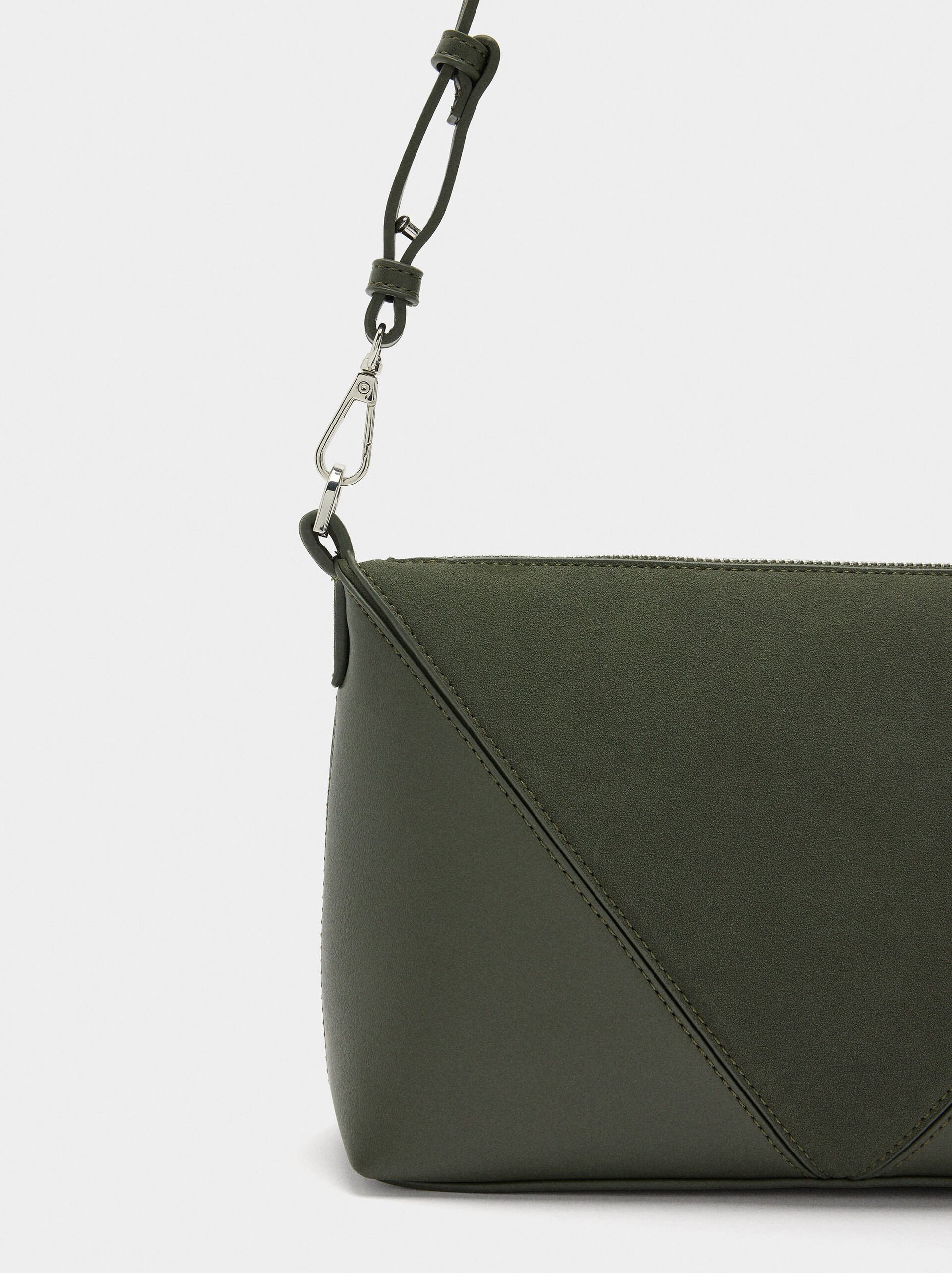 Crossbody bag contrast of textures image number 2.0